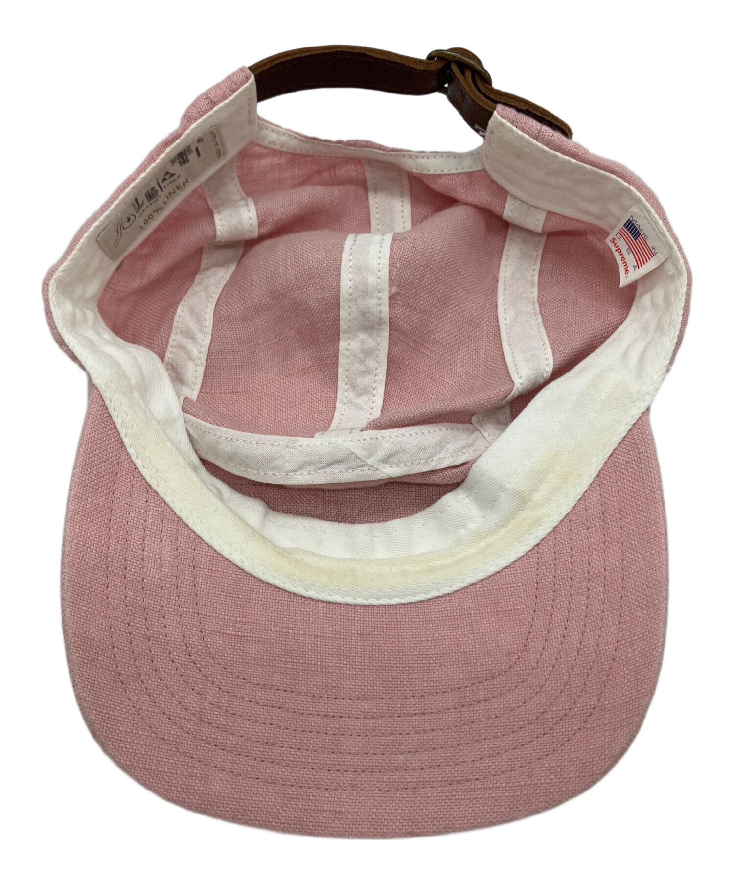Supreme ピンクキャップ 古着 supreme ピンクキャップ supreme cap pink 帽子 バッグ・小物