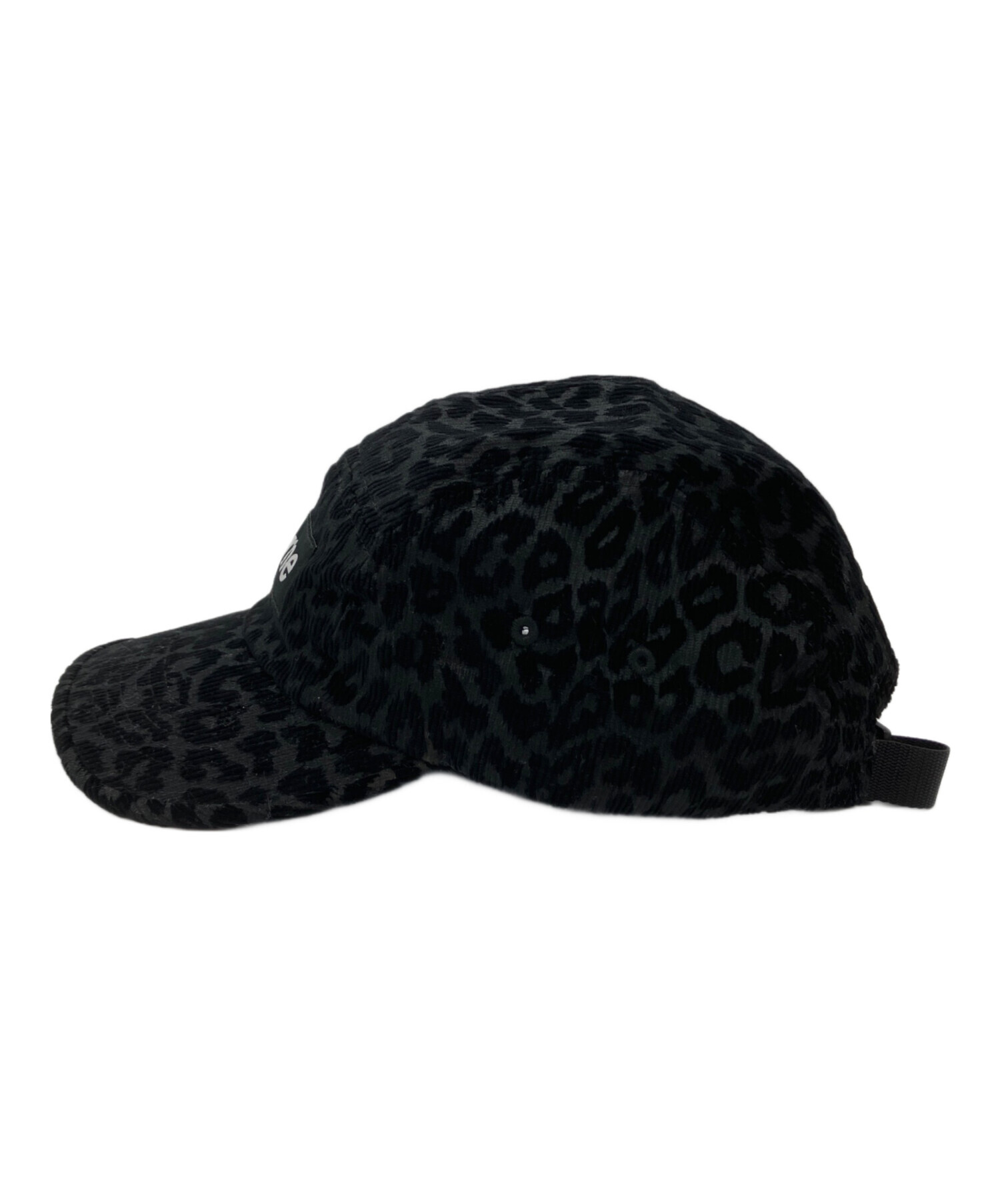 SUPREME コーデュロイキャップ 黒 中古・古着通販】SUPREME (シュプリーム) コーデュロイキャップ