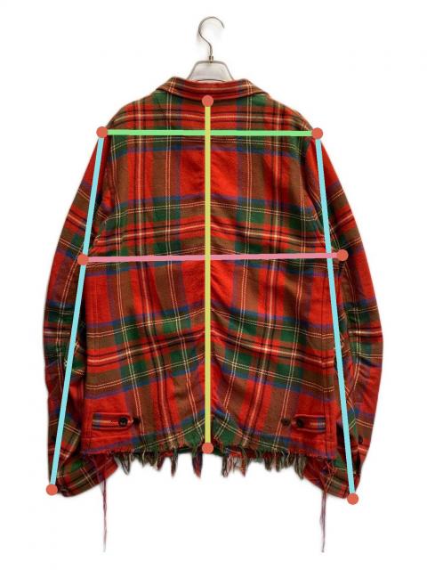 UNDERCOVER 18SS 裾タチキリブルゾン サイズ2 中古・古着通販】UNDERCOVER (アンダーカバー) 裾タチキリ ネル