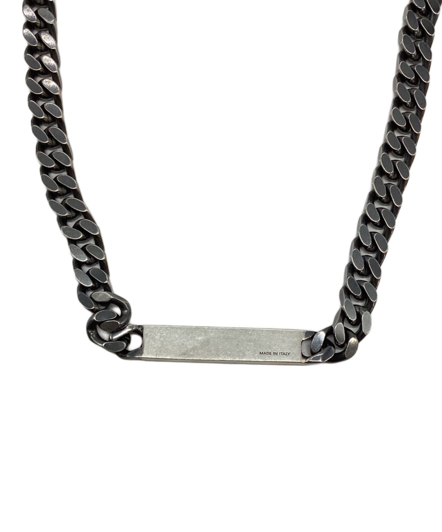 マルジェラ　チェーンネックレス　シルバー 中古・古着通販】Maison Margiela (メゾンマルジェラ) チェーン