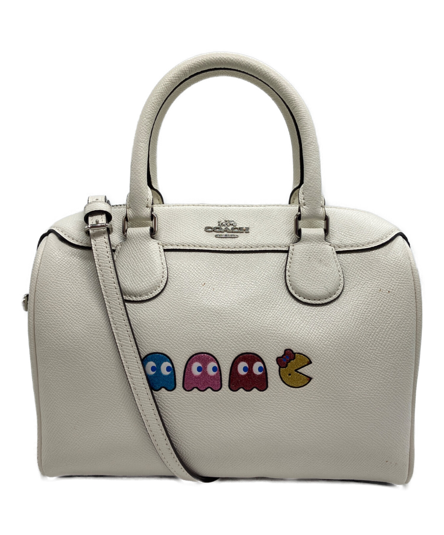 COACH ショルダーバッグ アイボリー グラフィティ 中古・古着通販】COACH (コーチ) ショルダーバッグ アイボリー