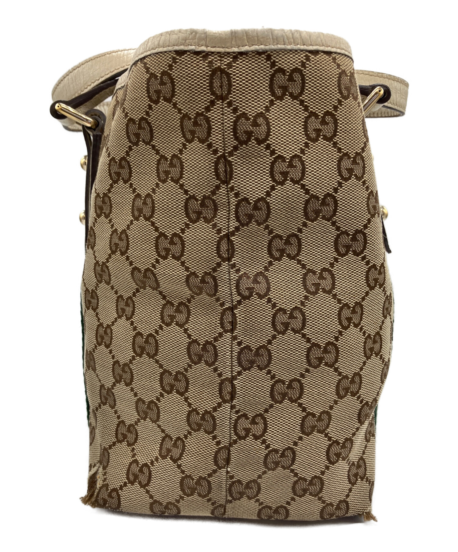 中古・古着通販】GUCCI (グッチ) GGキャンバス シェリーラインバッグ