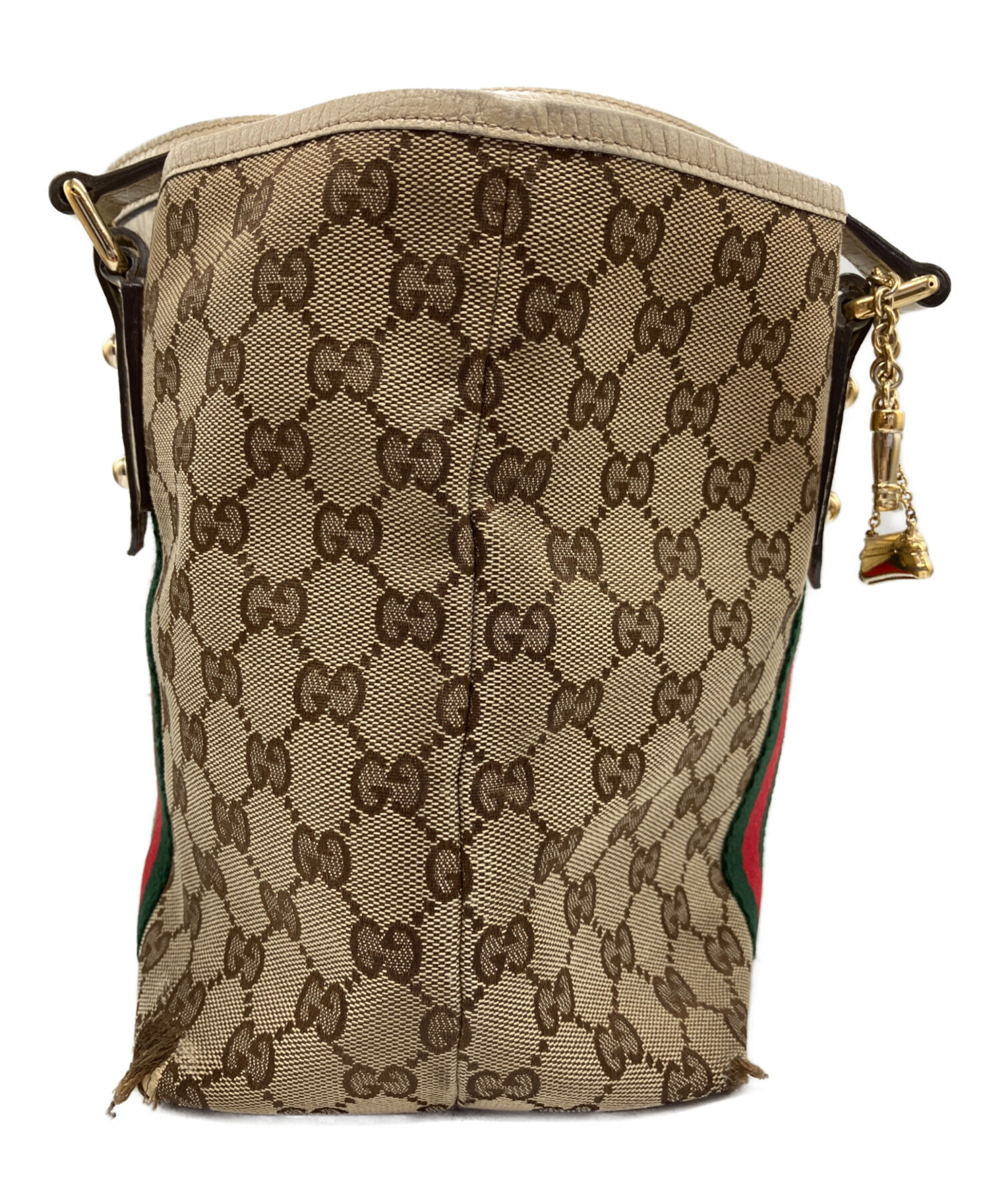 中古・古着通販】GUCCI (グッチ) GGキャンバス シェリーラインバッグ