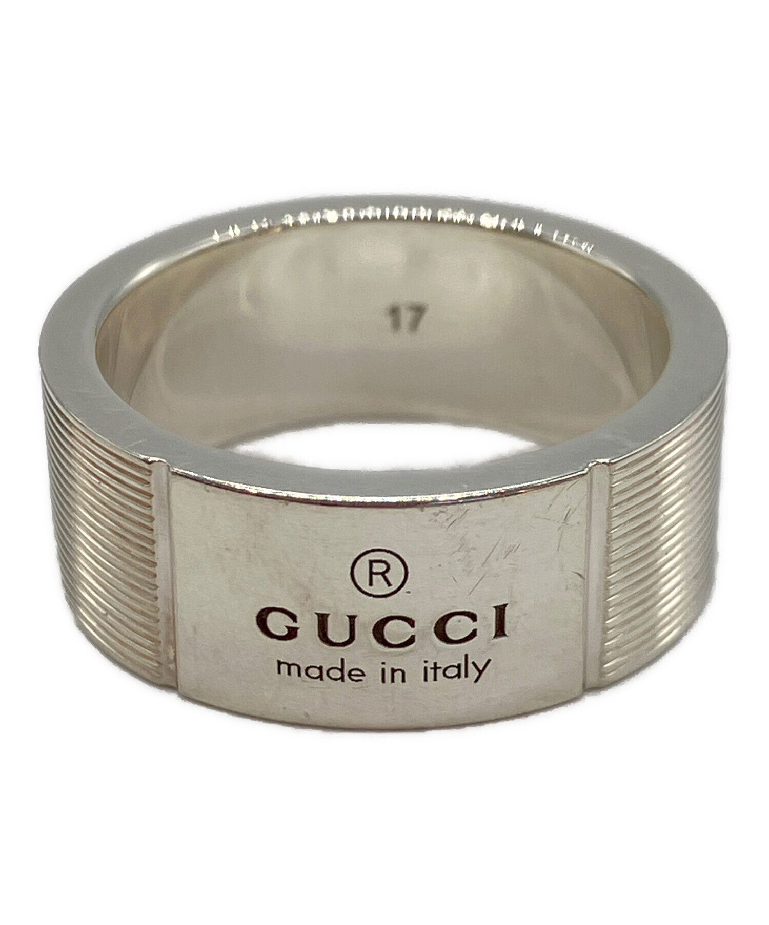 リング GUCCI 16号 グッチ 指輪 ⁄ メンズ ロゴ インターロッキングG