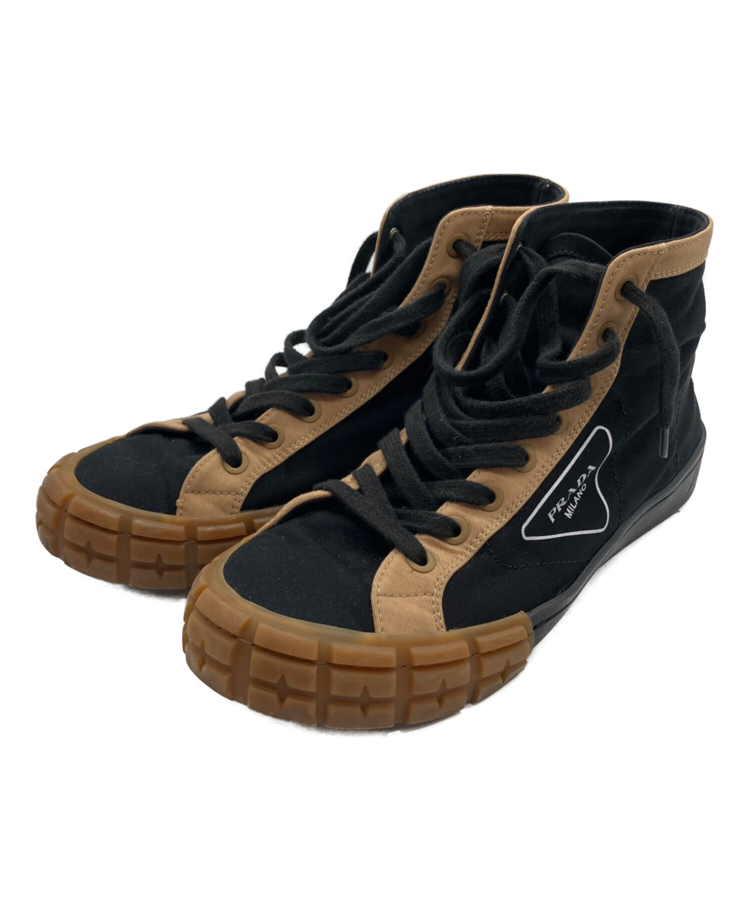 中古・古着通販】PRADA (プラダ) カセット ホイール ハイカット 