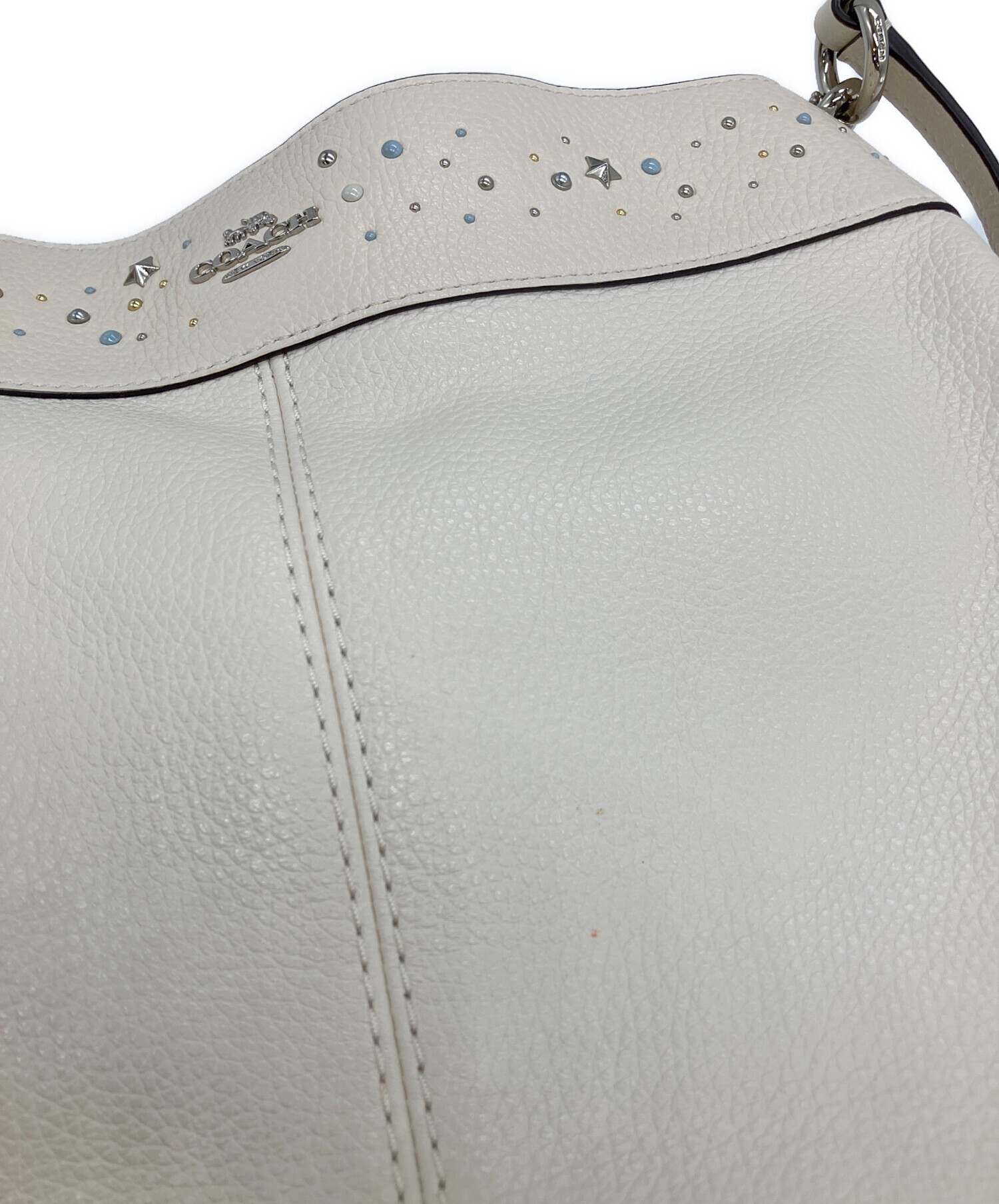 中古・古着通販】COACH (コーチ) ハンドバッグ アイボリー｜ブランド 