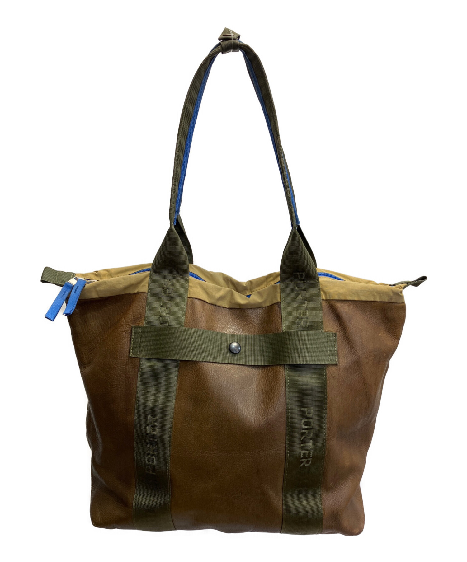 中古・古着通販】PORTER (ポーター) リラックストートバッグ ブラウン