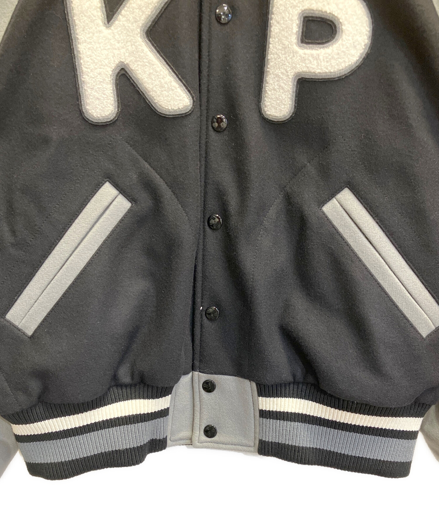 中古・古着通販】KENZO (ケンゾー) バーシティジャケット グレー 