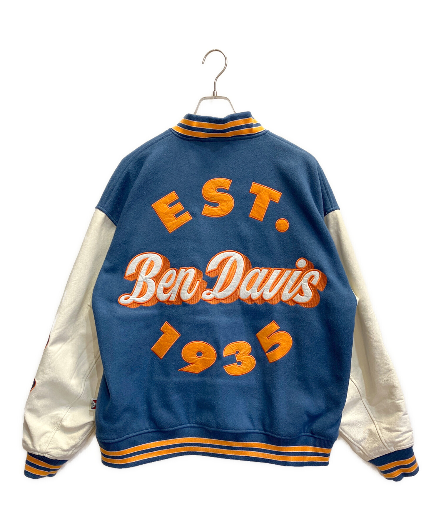 中古・古着通販】BEN DAVIS (ベンデイビス) スタジャン スカイブルー 