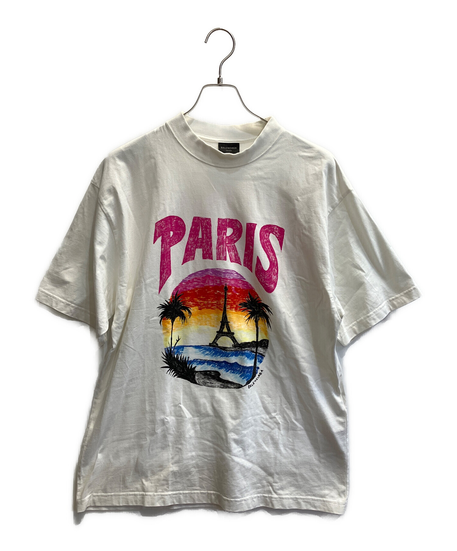 中古・古着通販】BALENCIAGA (バレンシアガ) パリトロピカルプリントT