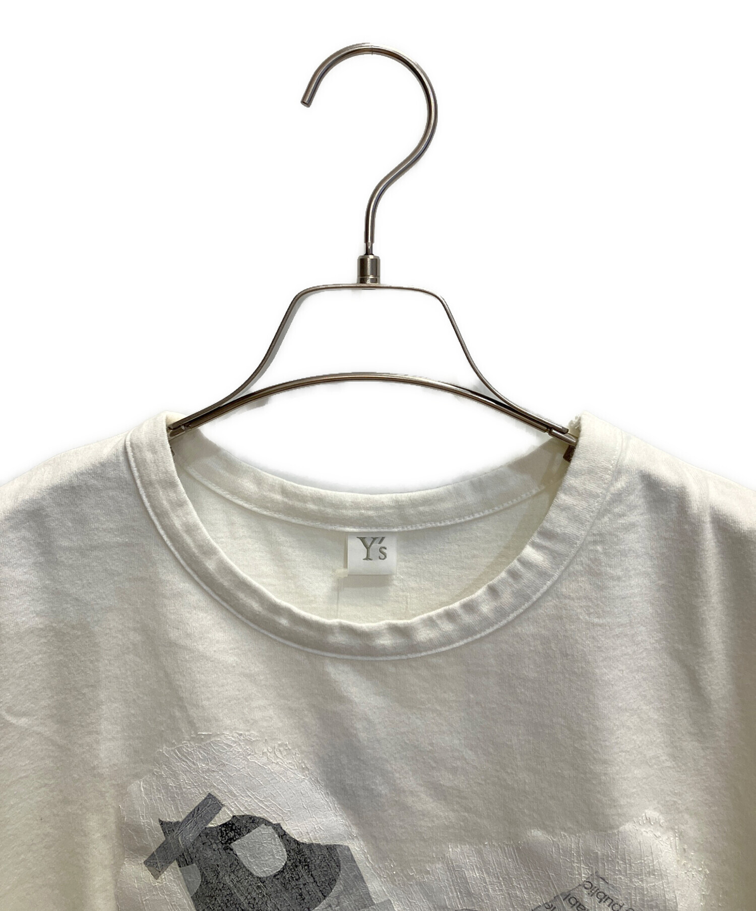 中古・古着通販】Y's (ワイズ) 半袖Tシャツ ホワイト サイズ:M