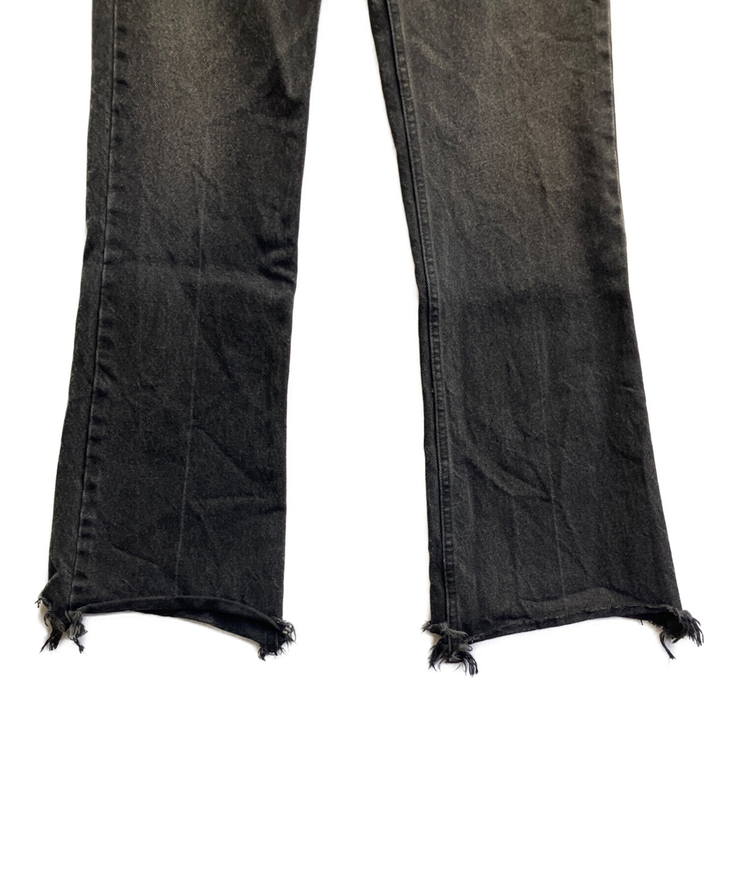 新品/訳あり【INSCRIRE/アンスクリア】フレア デニムパンツ 中古・古着通販】INSCRIRE (アンスクリア) フレアデニムパンツ