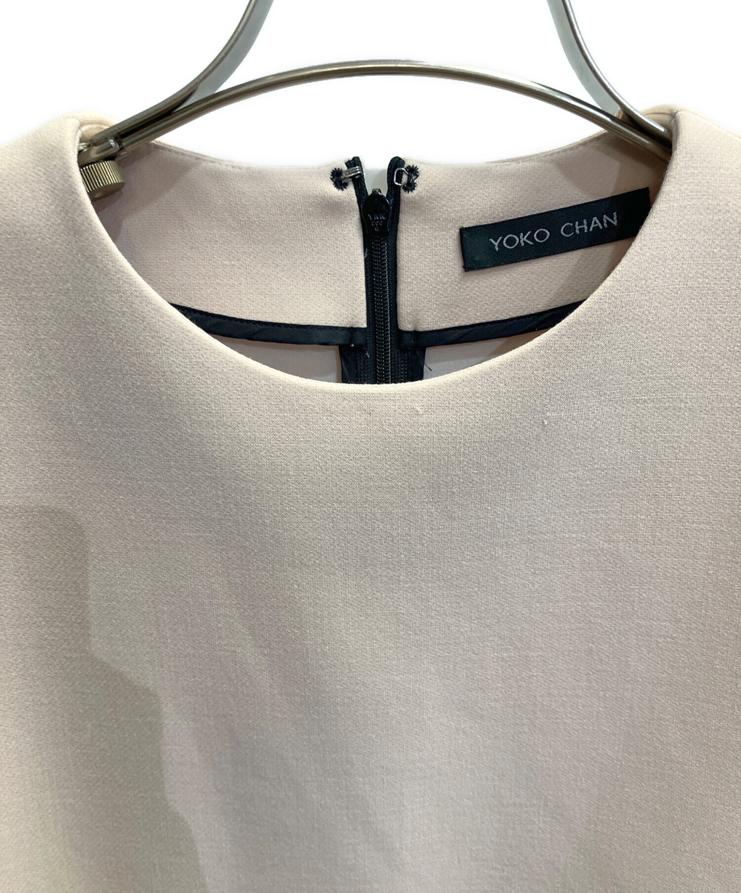 中古・古着通販】YOKO CHAN (ヨーコチャン) 半袖ワンピース ピンク
