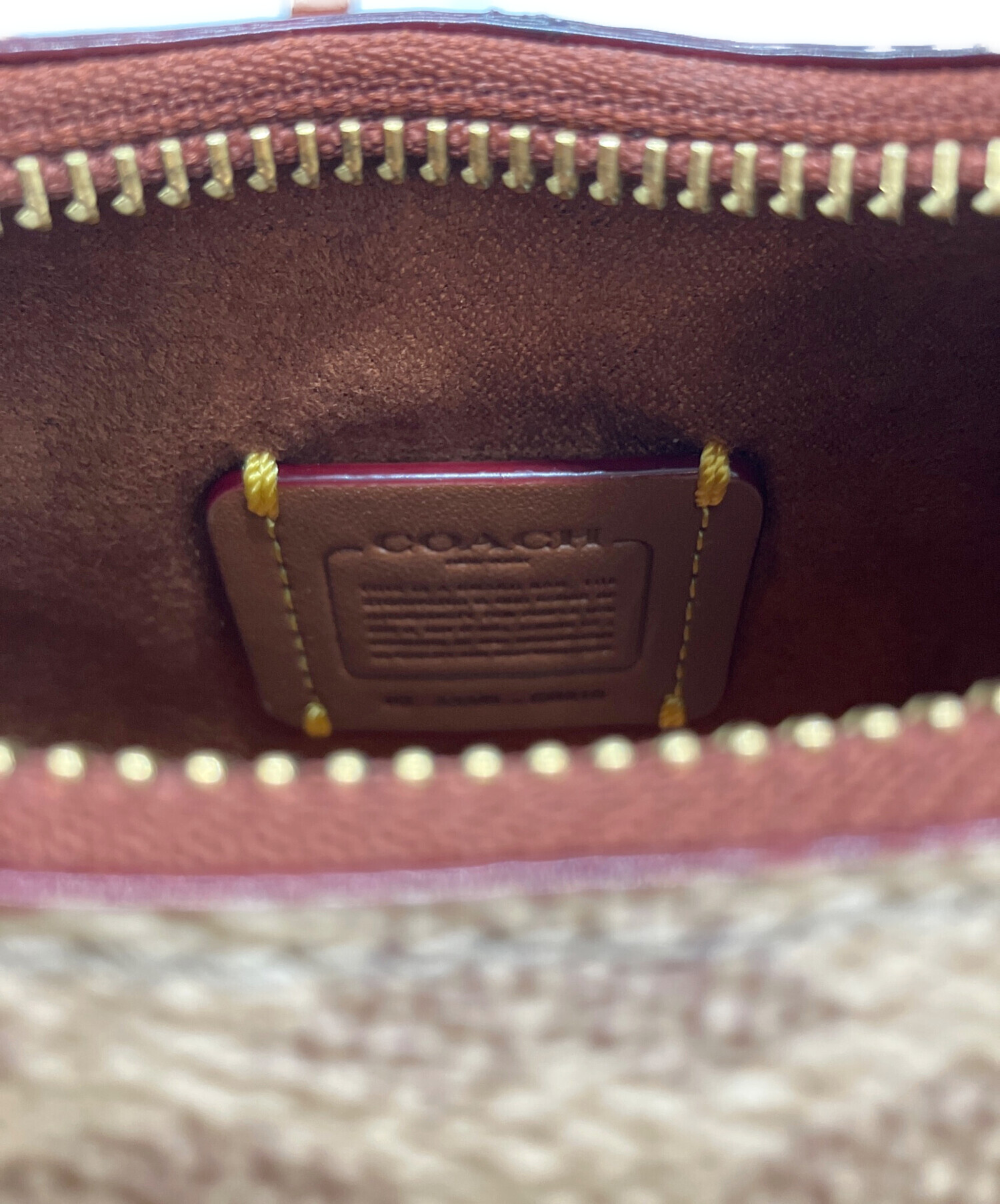 中古・古着通販】COACH (コーチ) ショルダーバッグ ブラウン｜ブランド 