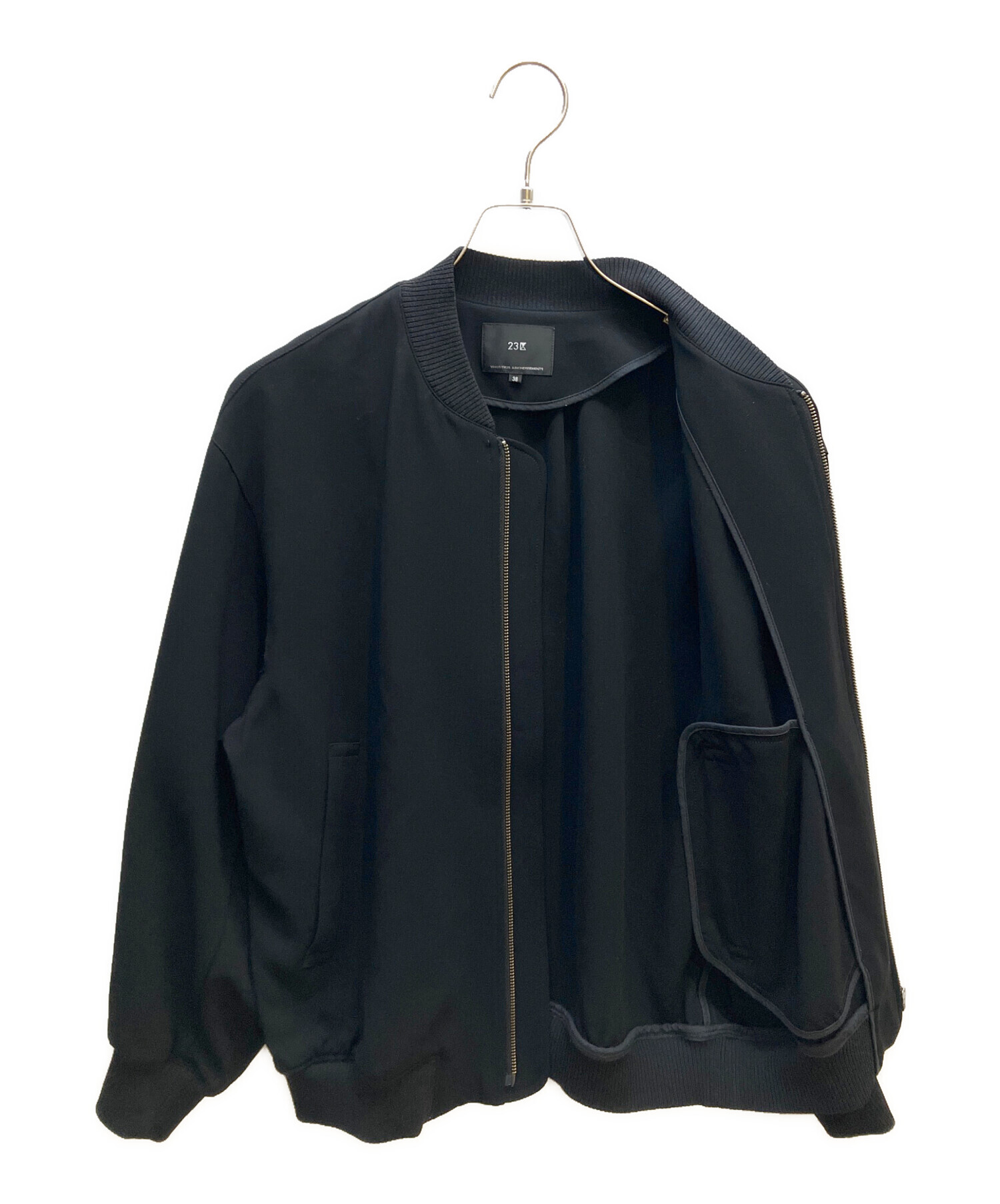 中古・古着通販】23区 (ニジュウサンク) ブルゾン ブラック サイズ:M