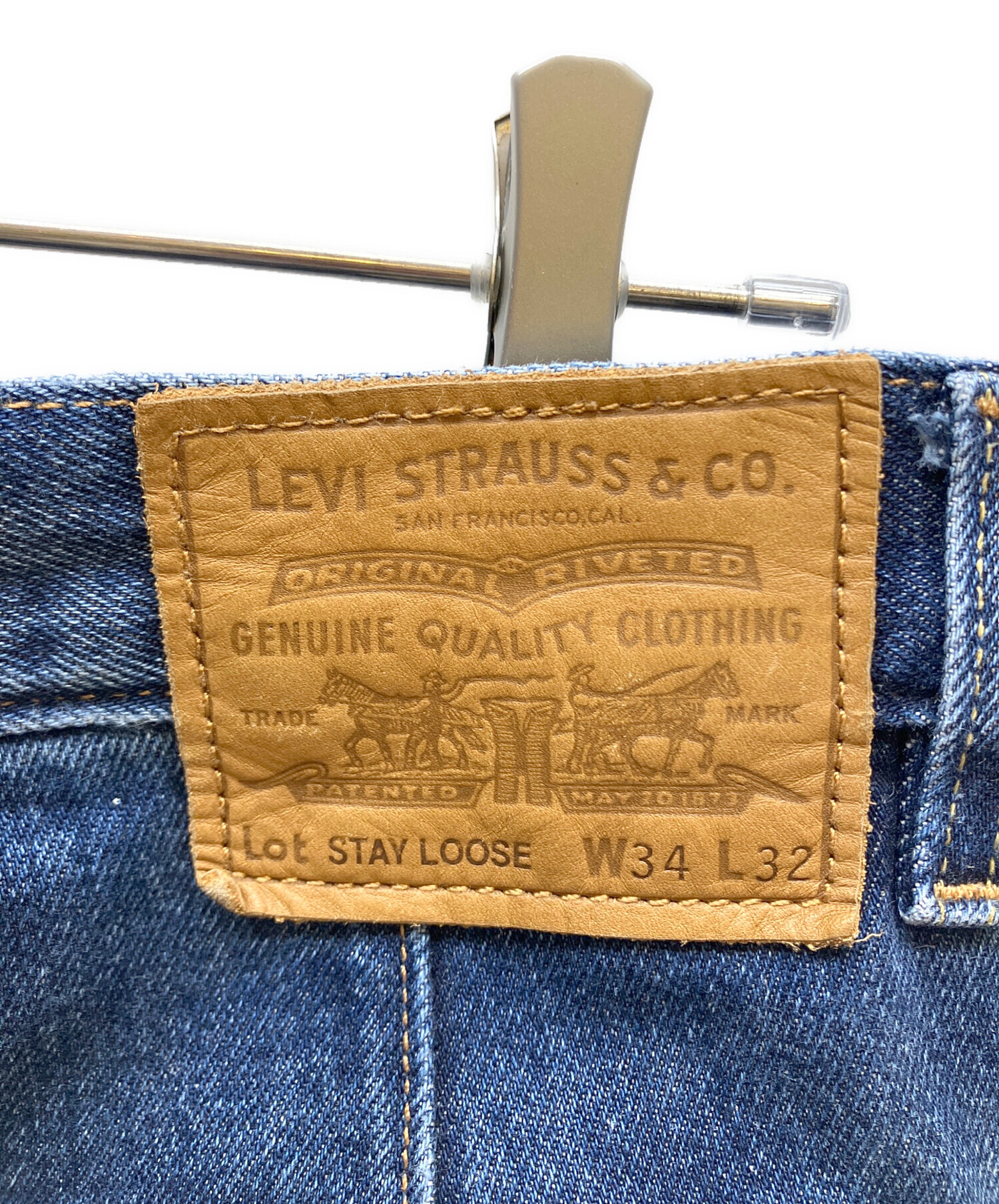 中古・古着通販】LEVI'S (リーバイス) デニムパンツ ブルー サイズ