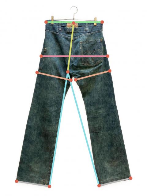 中古・古着通販】SUGAR CANE (シュガーケーン) デニムパンツ ブルー