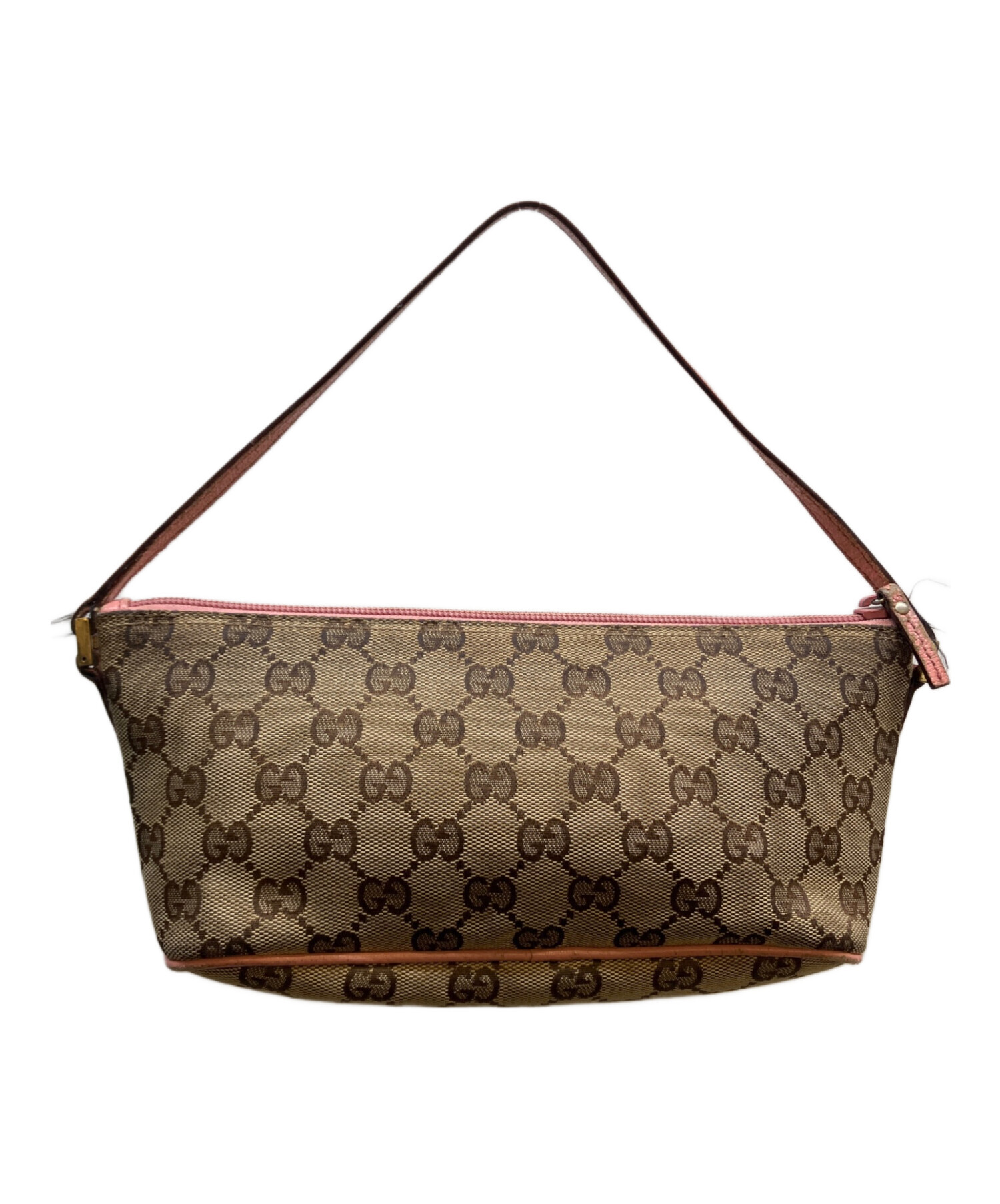 【美品】Gucci GGパターン アクセサリーポーチ 中古・古着通販】GUCCI (グッチ) アクセサリーポーチ ブラウン