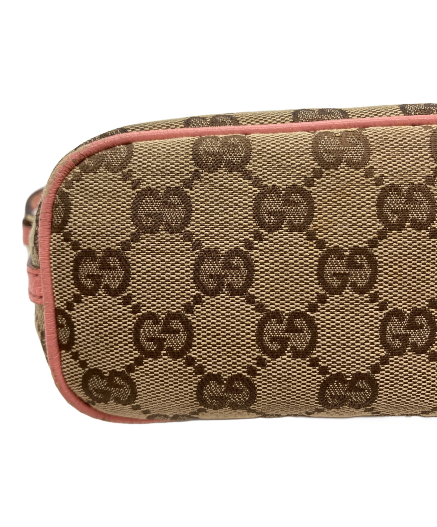 【美品】グッチ アクセサリーポーチ ブラウン スエード GG柄 レディース 中古・古着通販】GUCCI (グッチ) アクセサリーポーチ ブラウン