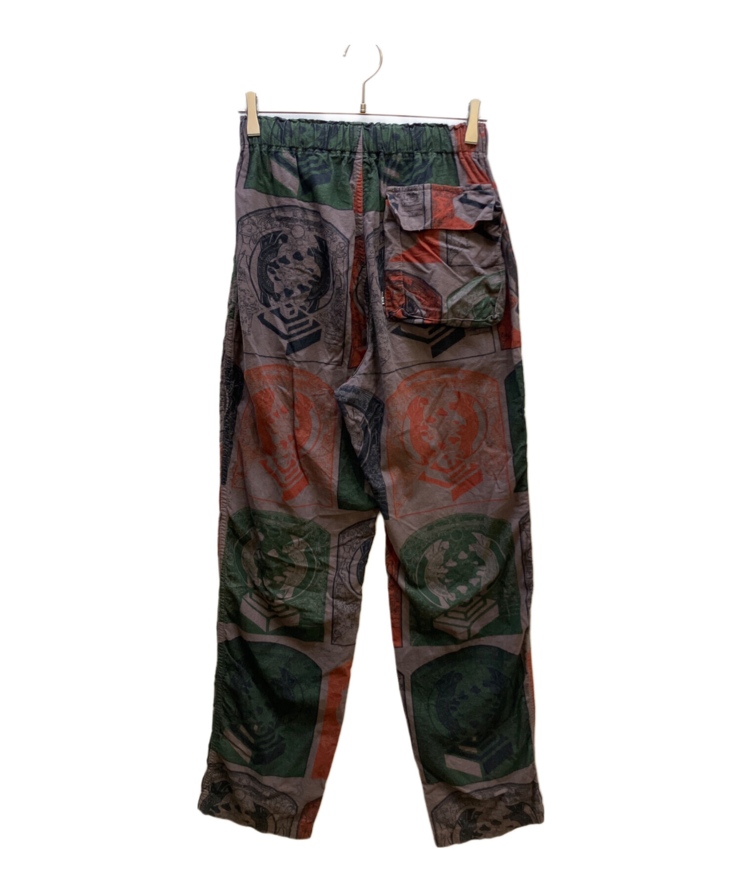 中古・古着通販】C.E (シーイー) イージーパンツ ブラウン×グリーン