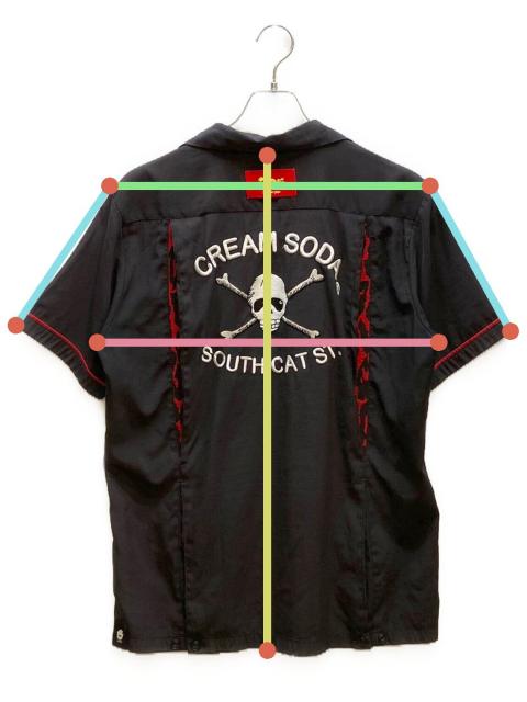 中古・古着通販】CREAM SODA (クリームソーダ) ボーリングシャツ