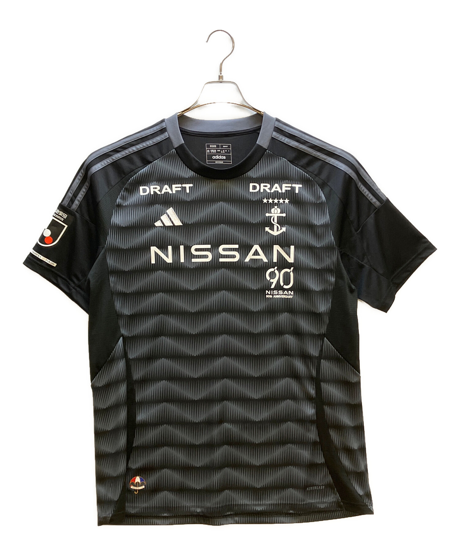 中古・古着通販】adidas (アディダス) ゲームシャツ ブラック サイズ