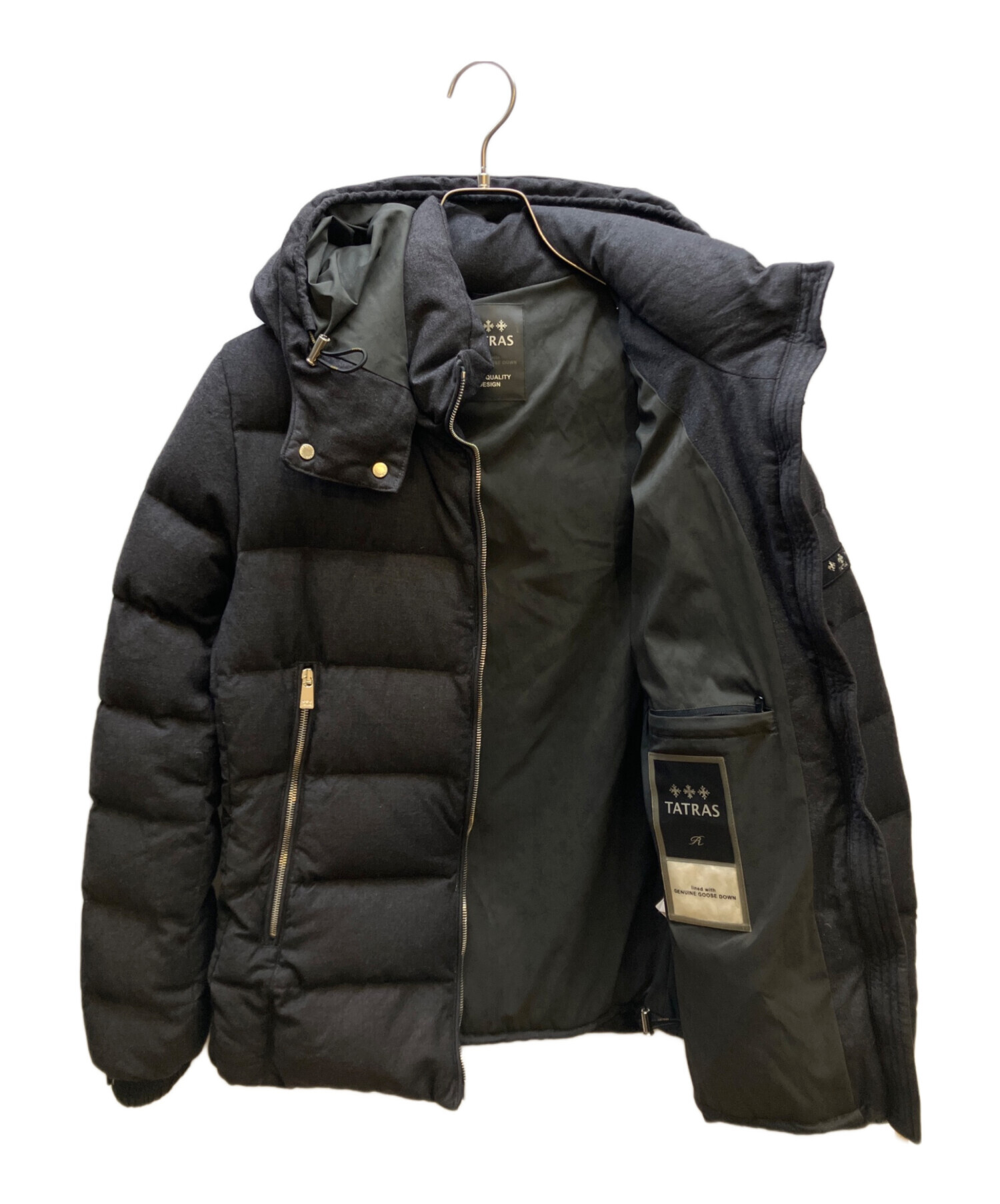 TATRAS DOMIZIANO ダウン 黒 03 正規店購入 中古・古着通販】TATRAS (タトラス) DOMIZIANO ダウンジャケット