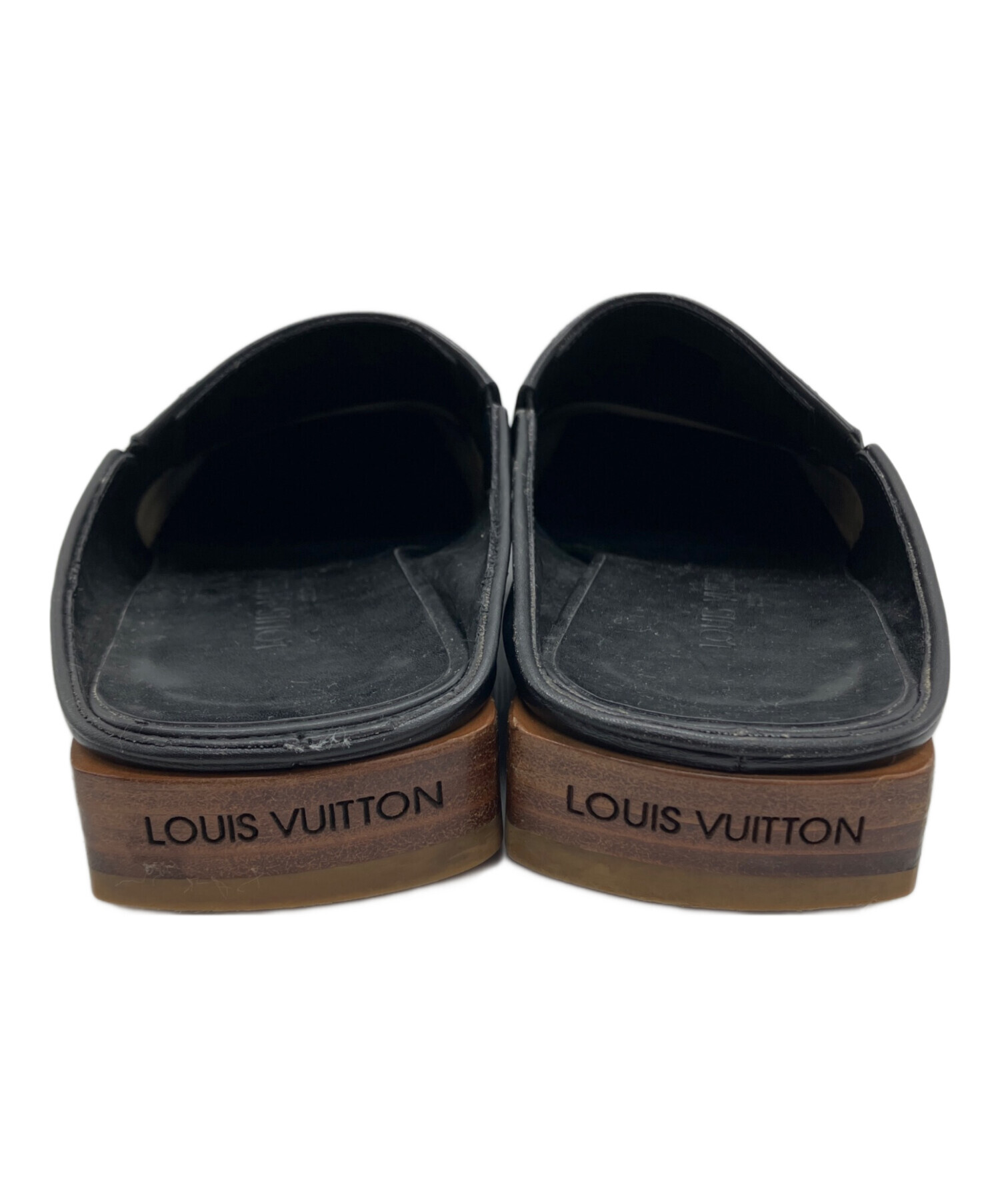 中古・古着通販】LOUIS VUITTON (ルイ ヴィトン) レザーミュール