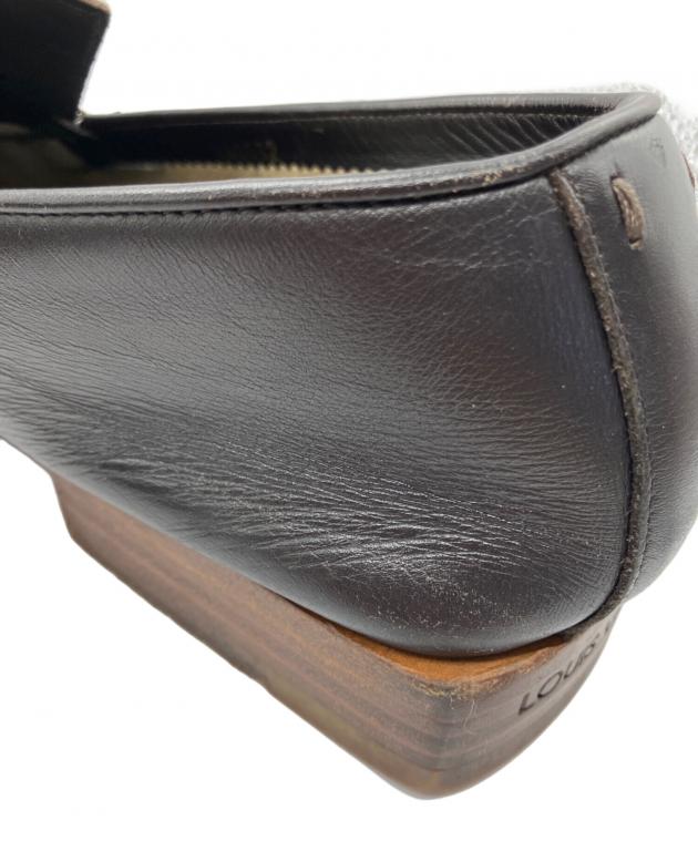中古・古着通販】LOUIS VUITTON (ルイ ヴィトン) スクエアトゥーレザー