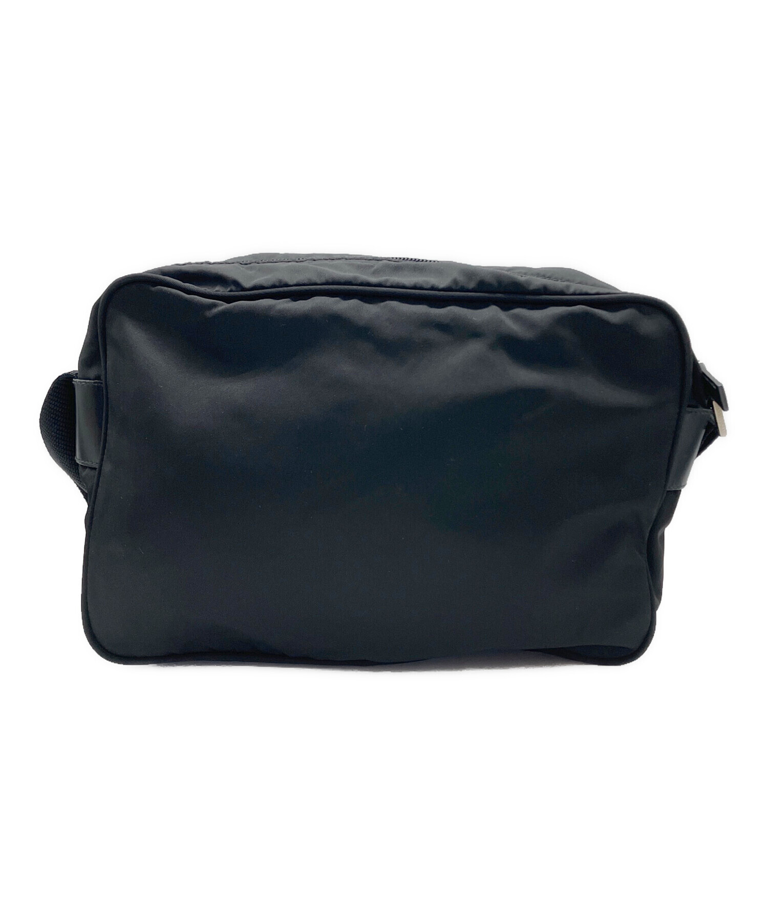 中古・古着通販】PRADA (プラダ) ナイロンショルダーバッグ ブラック