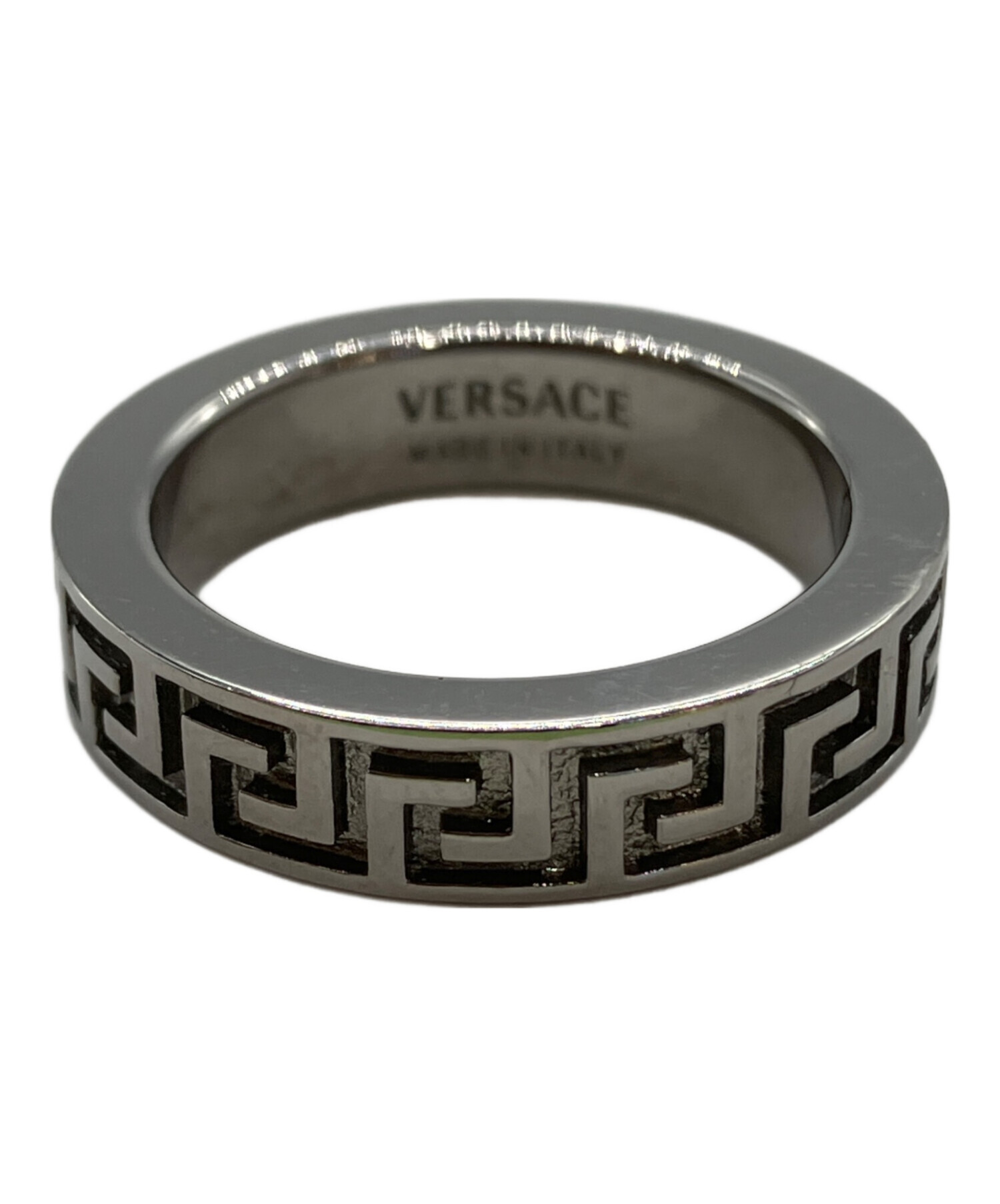 新品正規品【VERSACE】ヴェルサーチ グレカ リング★ 指輪　サイズ19 中古・古着通販】VERSACE (ヴェルサーチェ) グレカ リング サイズ:19号