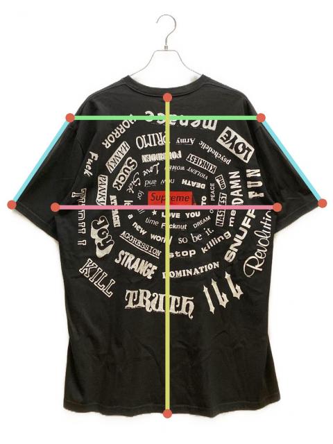 新品タグ付　Supreme Spiral Tee Mサイズ　ブラック 中古・古着通販】SUPREME (シュプリーム) Spiral Tee ブラック サイズ