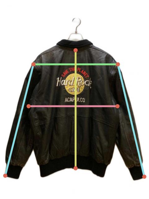 中古・古着通販】Hard Rock cafe (ハードロックカフェ) レザー