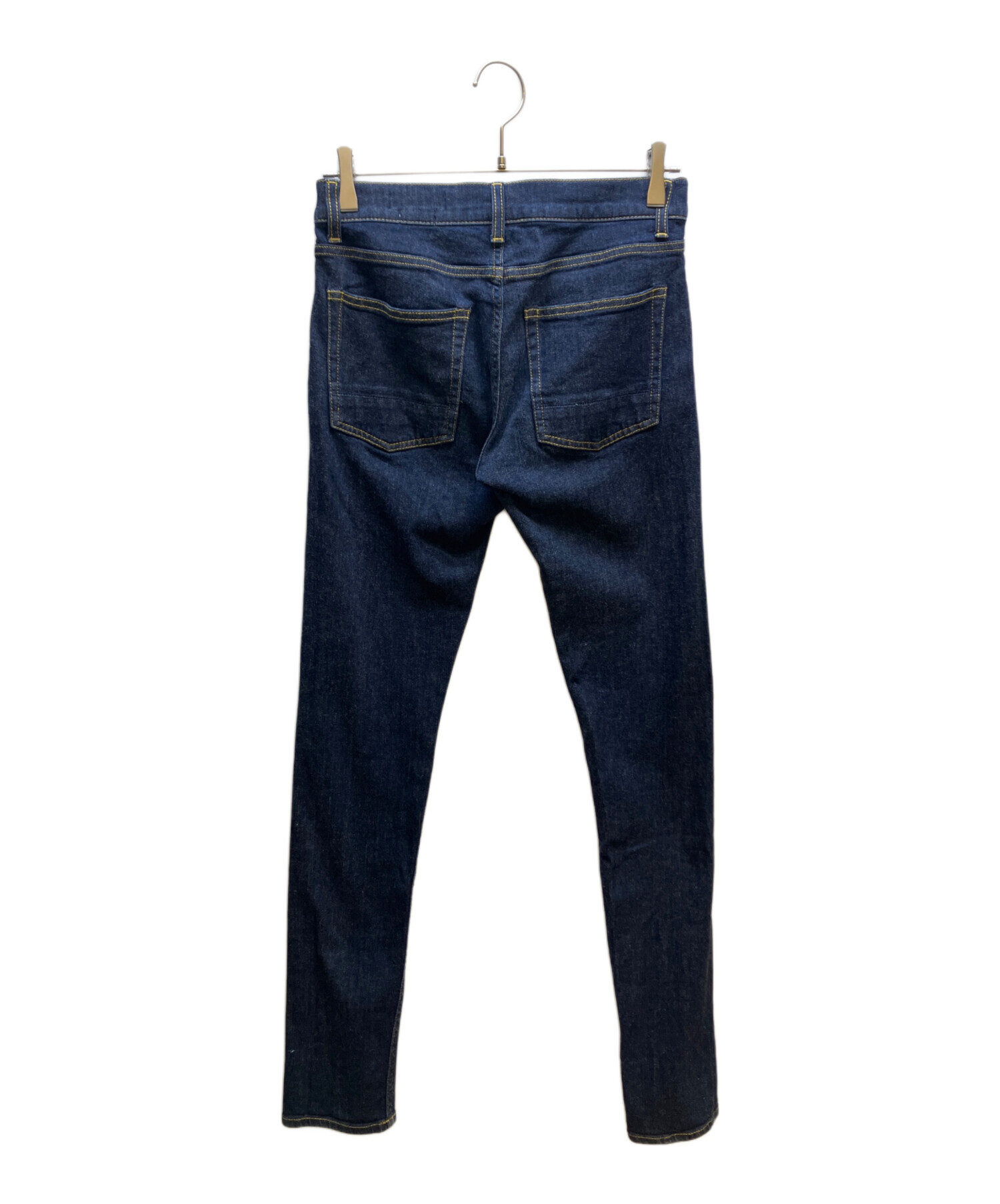 Alexander McQueen パッチワーク　デニムパンツ インディゴブルー 中古・古着通販】ALEXANDER McQUEEN (アレキサンダーマックイーン