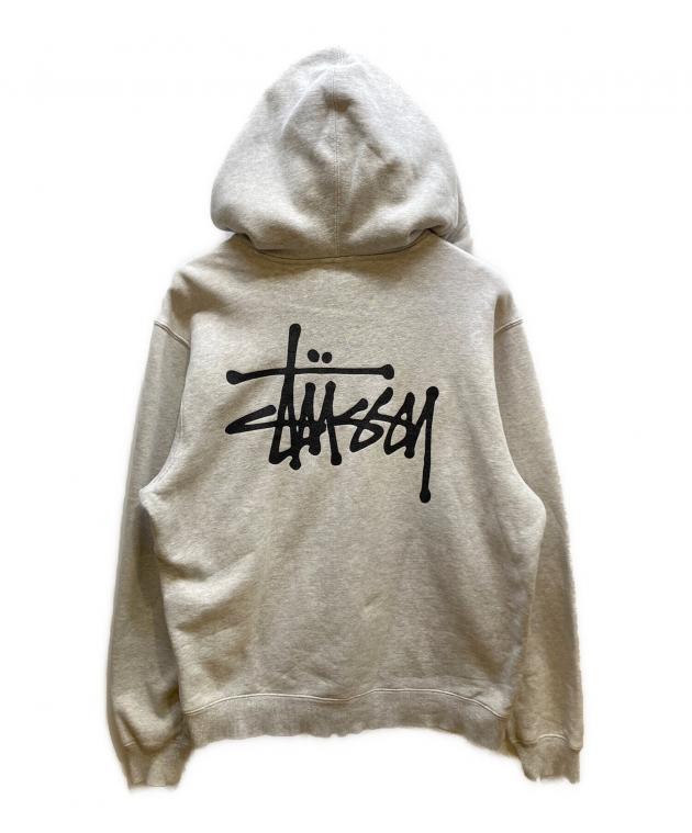中古・古着通販】stussy (ステューシー) プルオーバーパーカー グレー