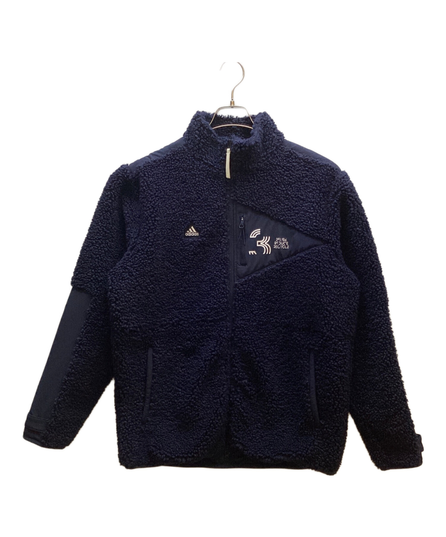 アディダスゴルフ　フリースセットアップジャンパーM 美品 中古・古着通販】adidas GOLF (アディダスゴルフ) PLAY GREEN ボア