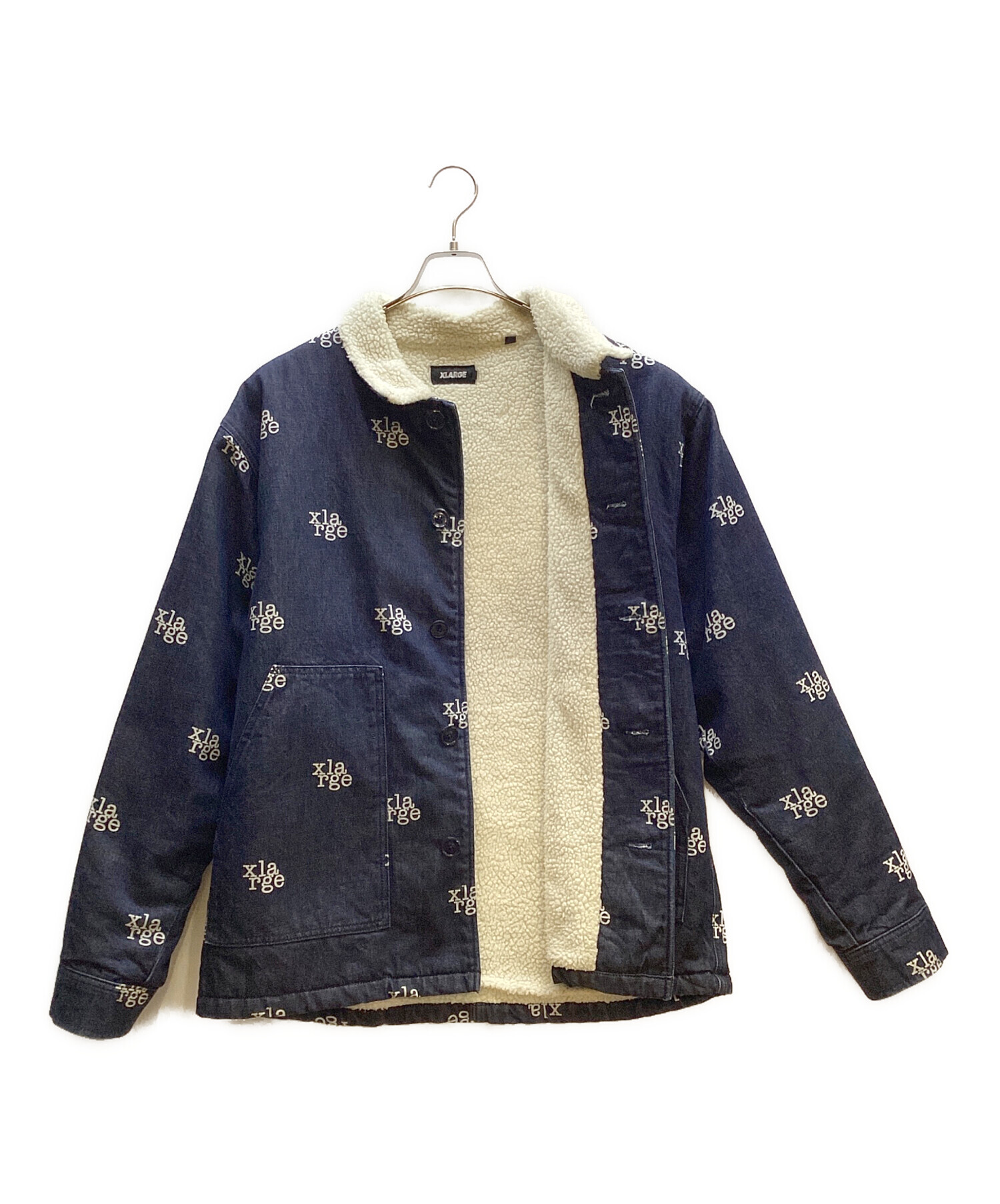 レトロポケット三脚　中古品　F974 中古・古着通販】X-LARGE (エクストララージ) デニムボアジャケット