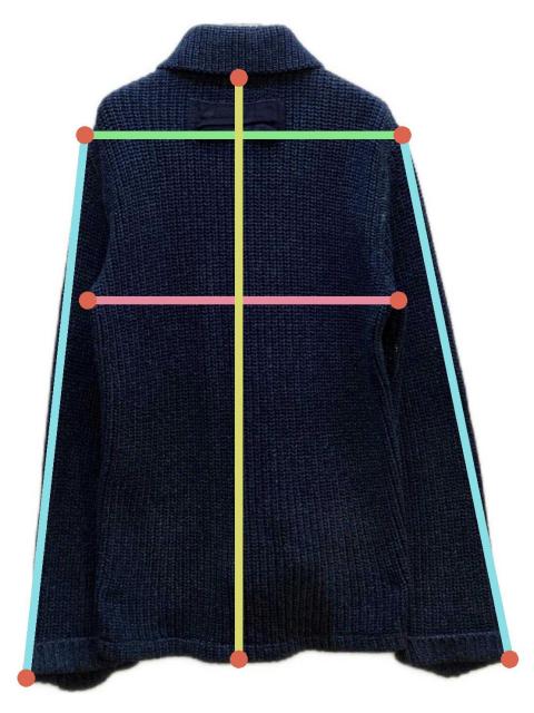 【美品】 Blue BLUE 圧縮ニット ネイビー サイズ3 中古・古着通販】BLUE BLUE (ブルーブルー) 圧縮ニットジャケット