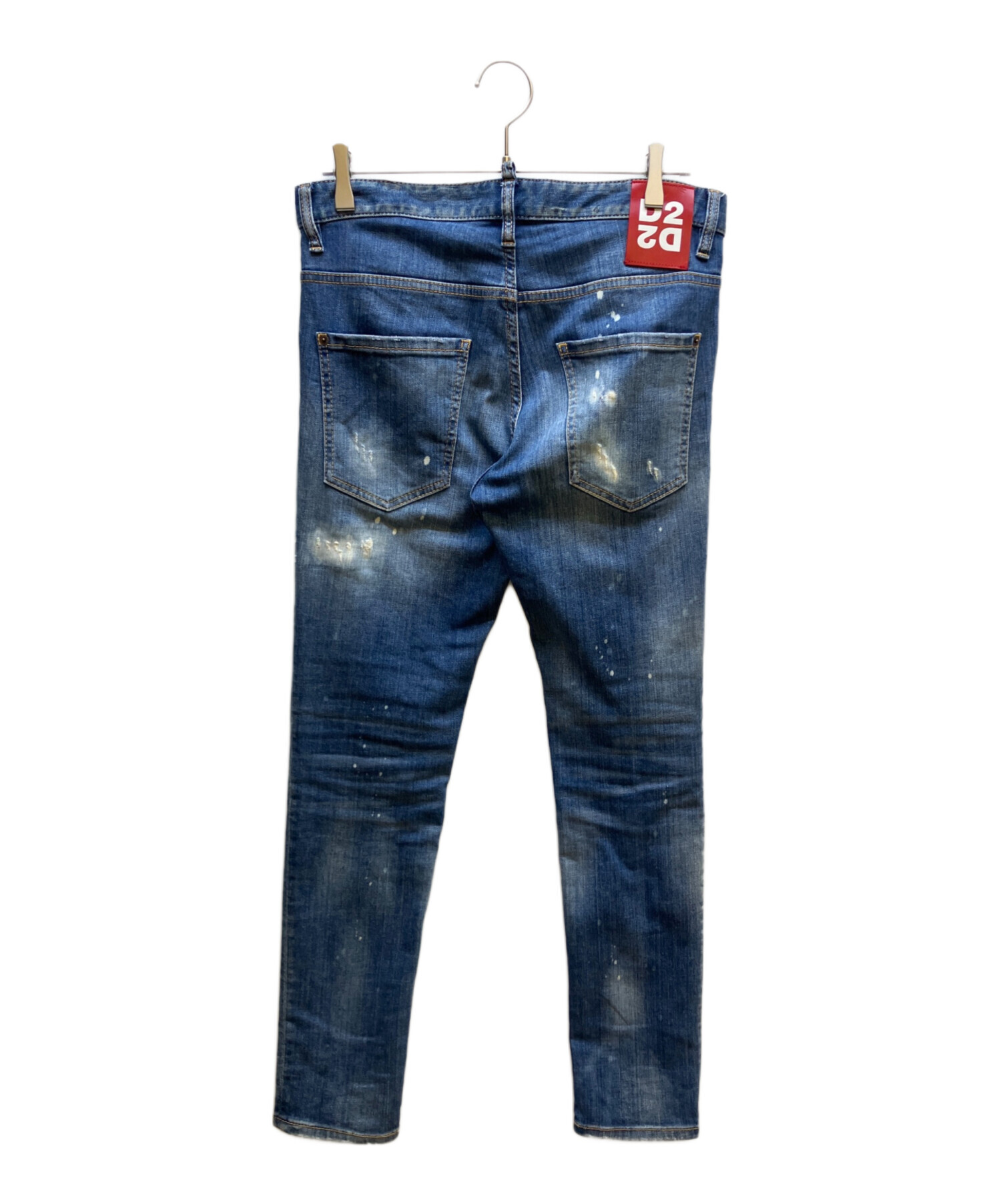 中古・古着通販】DSQUARED2 (ディースクエアード) デニムパンツ ブルー 