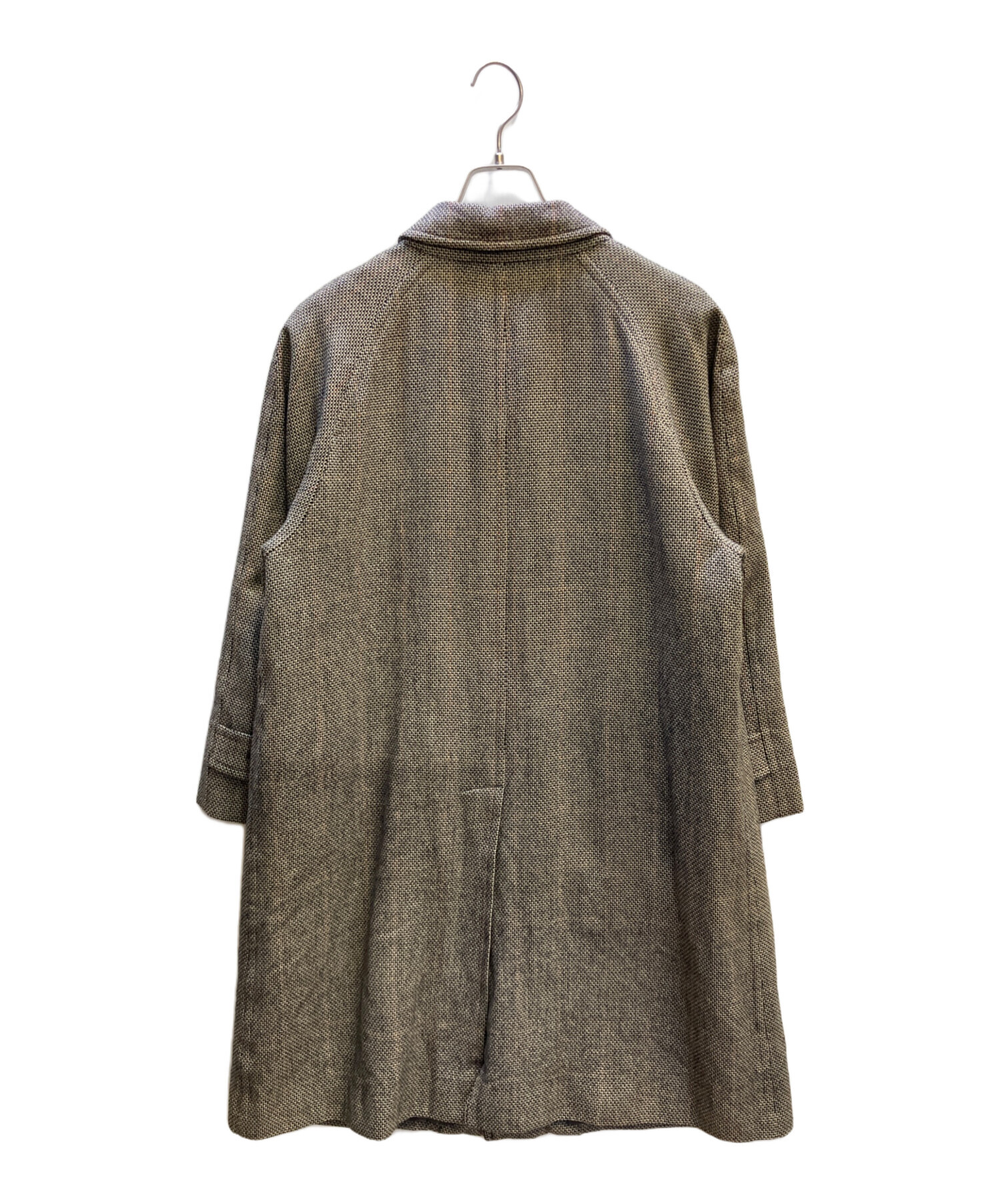 BURBERRYS ウールコート フード収納 キルティング ブラウン L~XL 中古・古着通販】Burberry's (バーバリーズ) ウールコート ブラウン