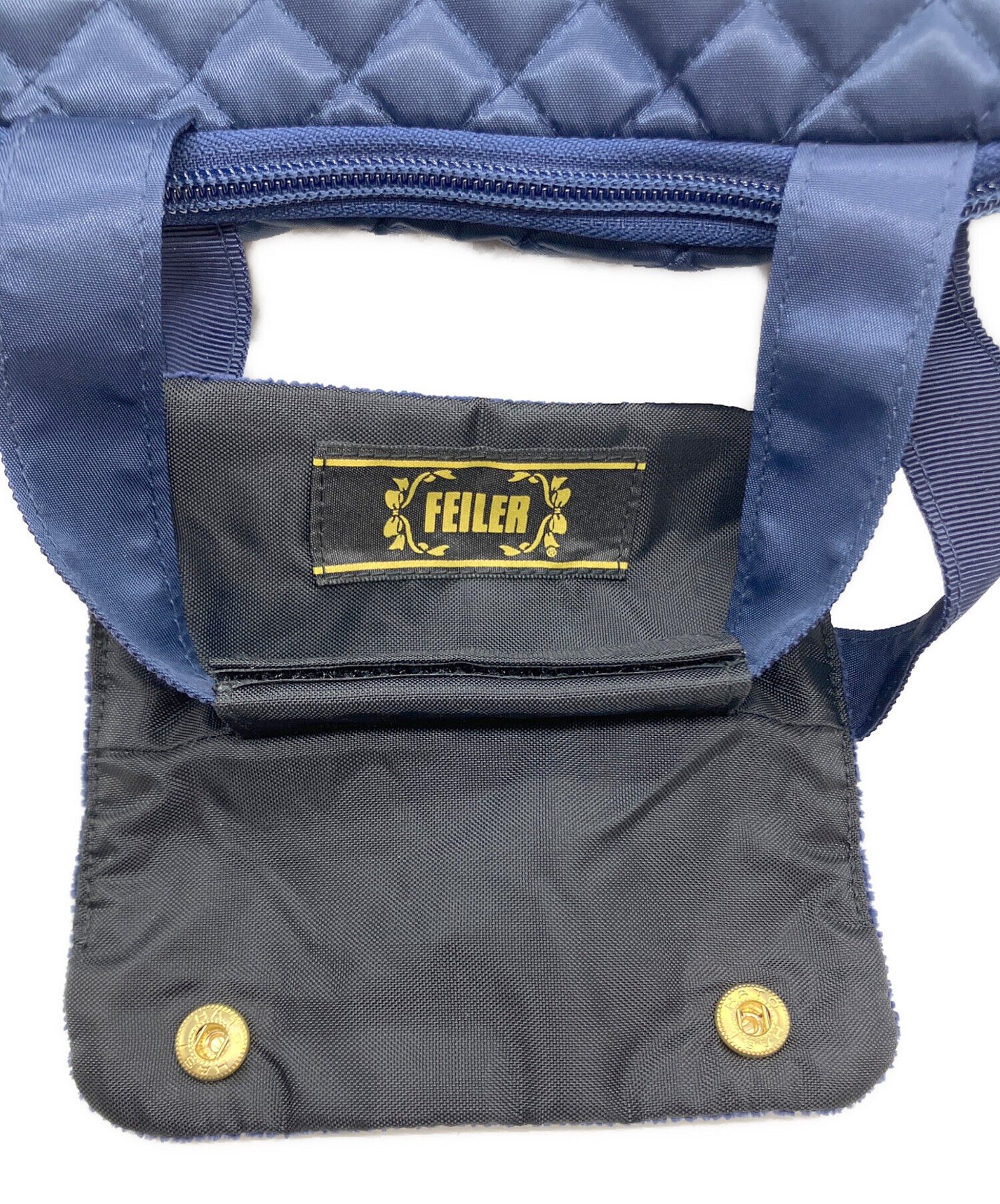 中古・古着通販】FEILER (フェイラー) ブリーフケース ハイジ ネイビー