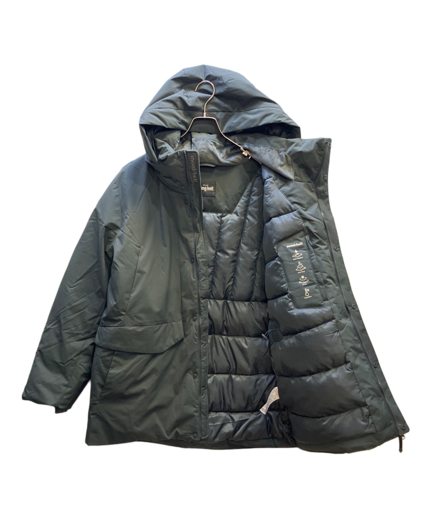 中古・古着通販】mont-bell (モンベル) ダウンジャケット グリーン 