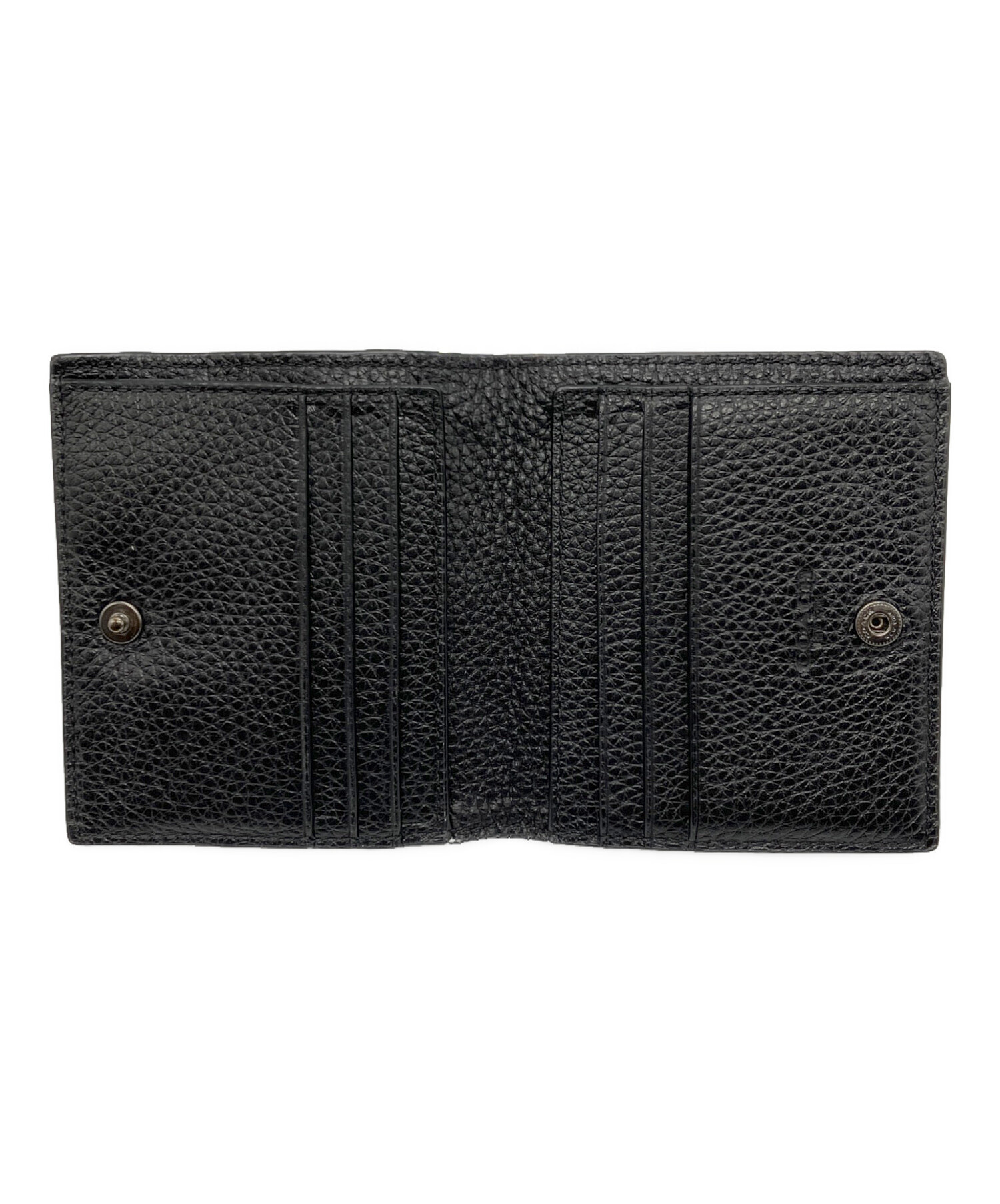 中古・古着通販】COACH (コーチ) 2つ折り財布 ブラック｜ブランド