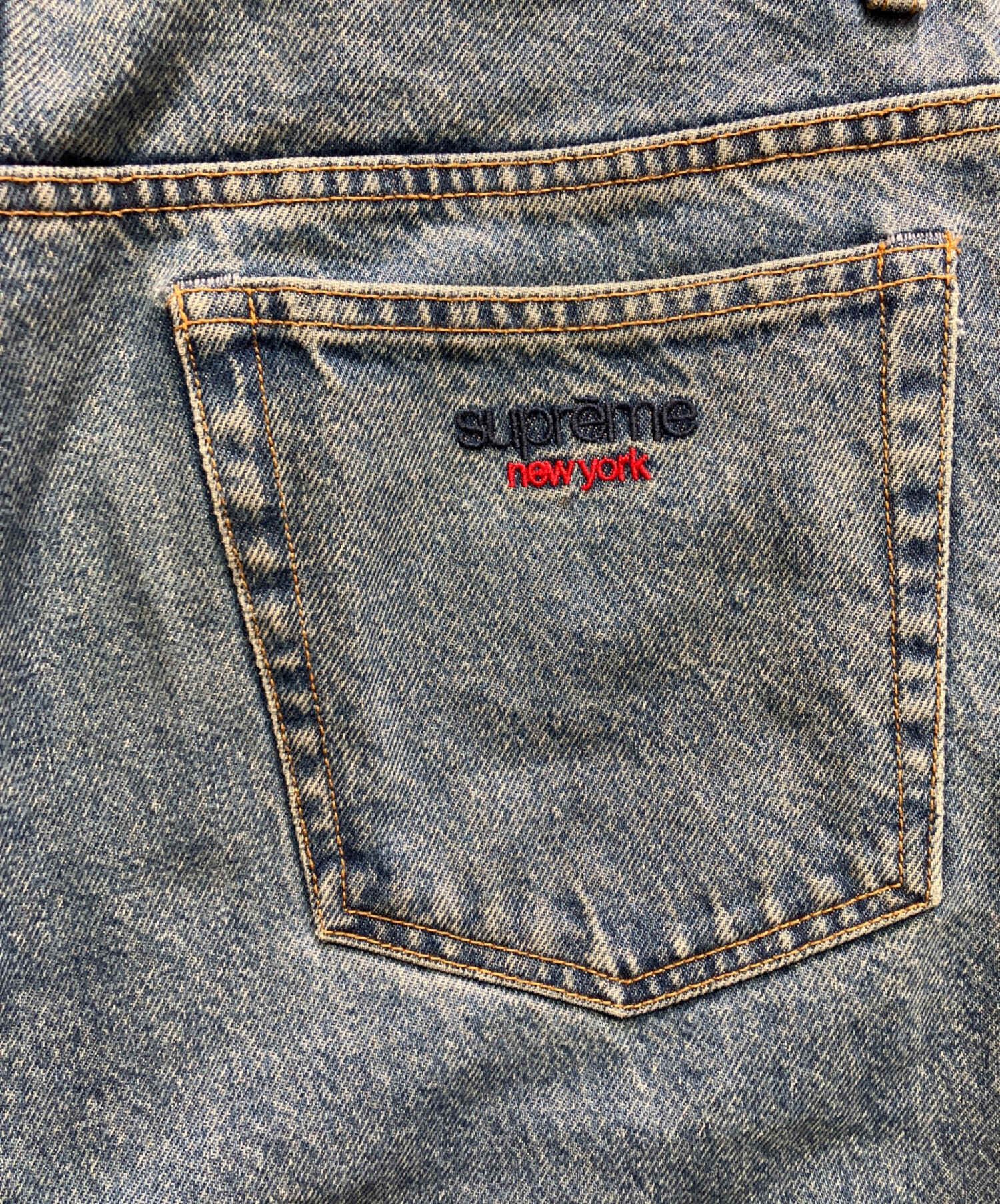 supreme デニム denim w36 シュプリーム　パンツ 中古・古着通販】SUPREME (シュプリーム) Dimensions Logo Denim Skate