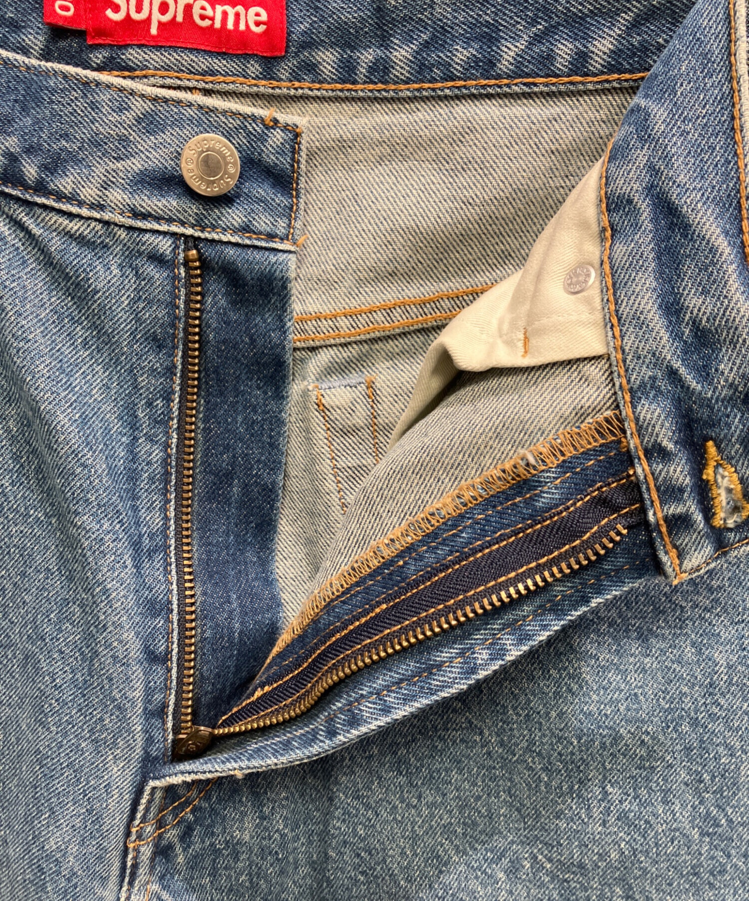 中古・古着通販】SUPREME (シュプリーム) デニムパンツ インディゴ