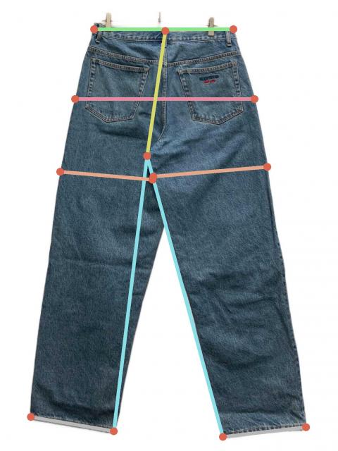 中古・古着通販】SUPREME (シュプリーム) デニムパンツ インディゴ