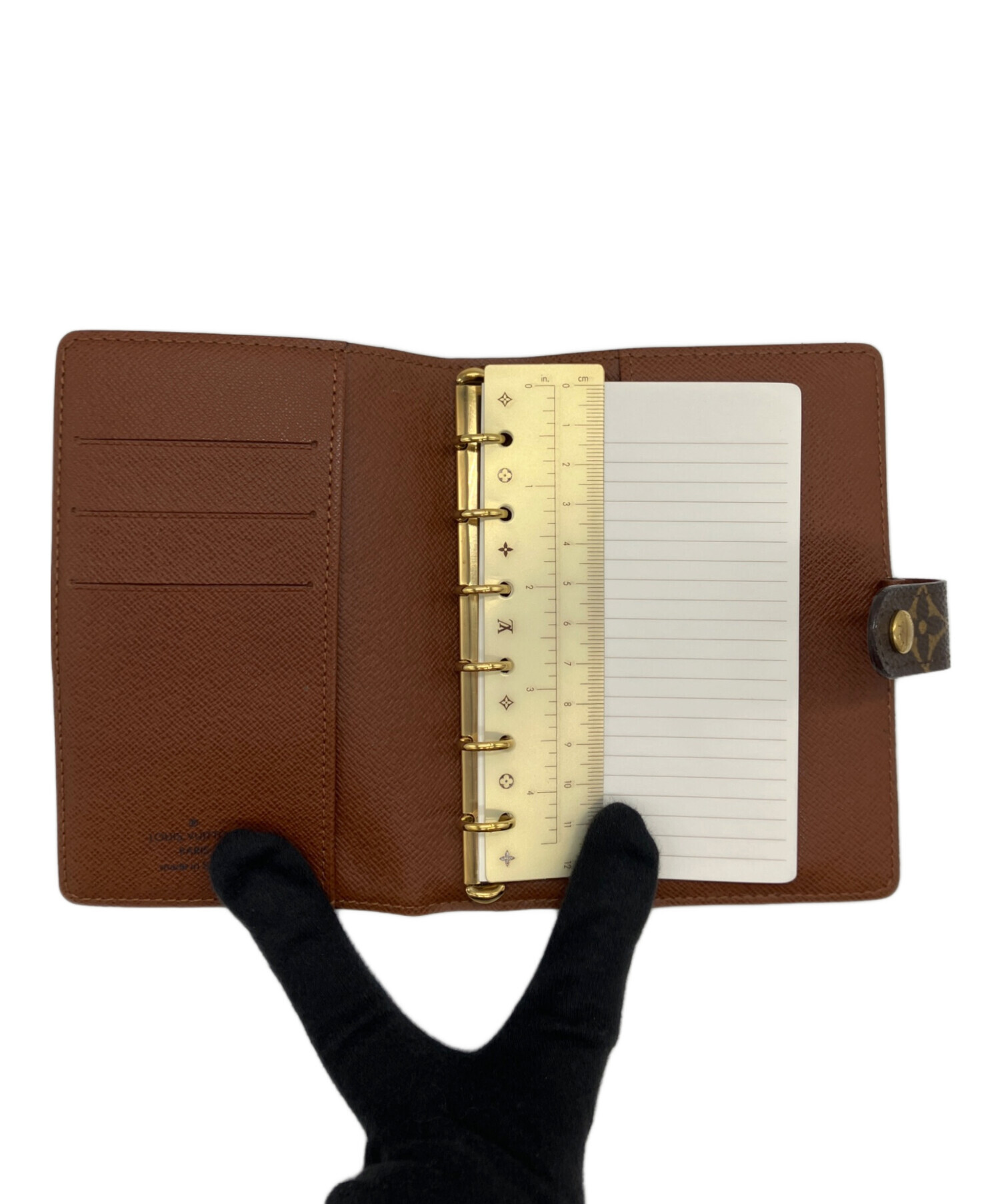 中古・古着通販】LOUIS VUITTON (ルイ ヴィトン) 手帳カバー ブラウン