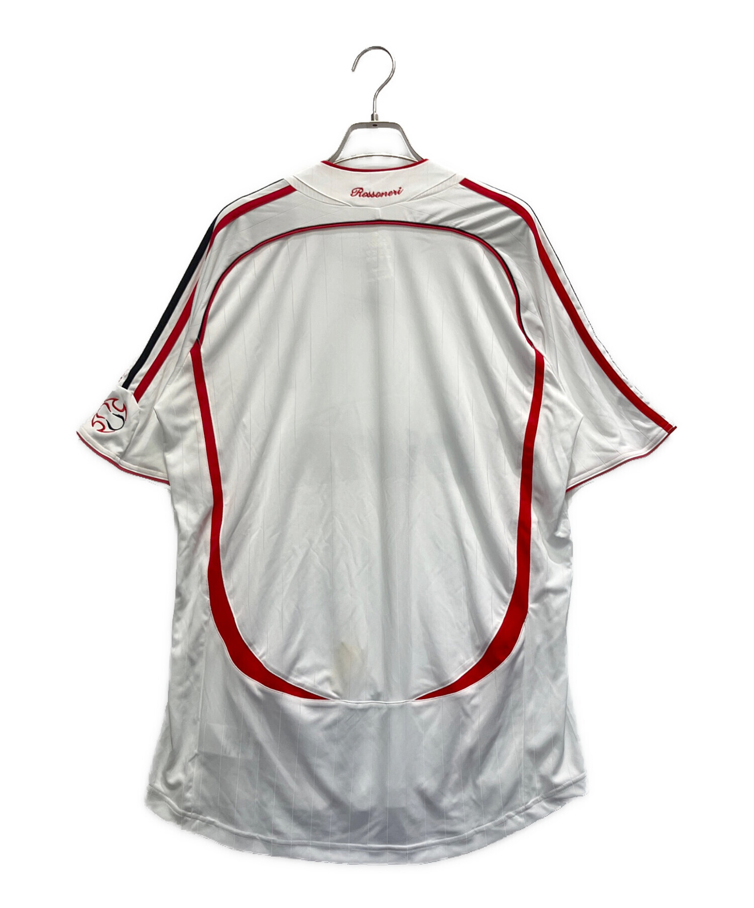 中古・古着通販】adidas (アディダス) ゲームシャツ ホワイト サイズ:M