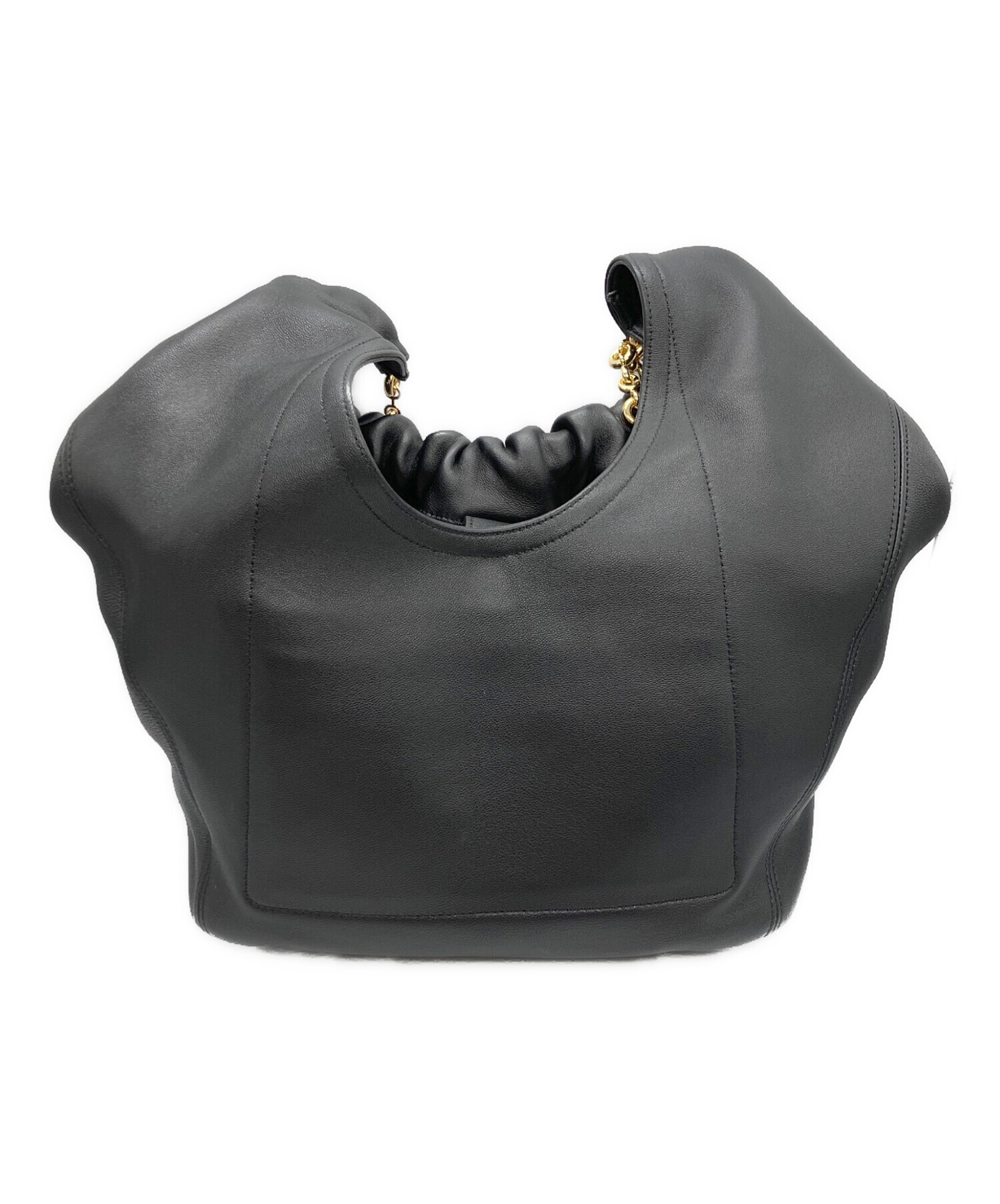中古・古着通販】LOEWE (ロエベ) ハンドバッグ ブラック｜ブランド 
