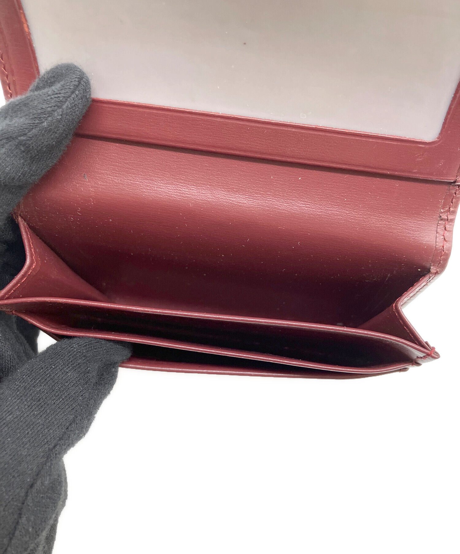 未使用級✨カルティエ レザー　ケース ボルドー 中古・古着通販】Cartier (カルティエ) カードケース ボルドー